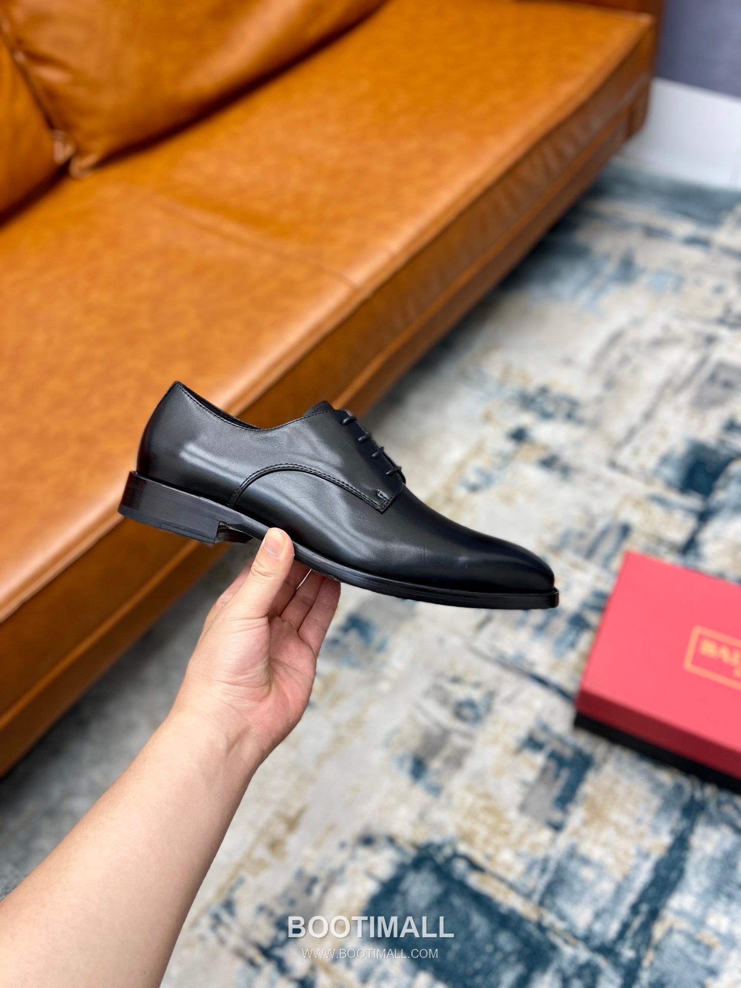 Balmain Calfskin Dress Derby Calfskin Leather Black Dress Shoes 발망 송아지가죽 드레스 더비 송아지가죽 블랙 드레스 슈즈 6