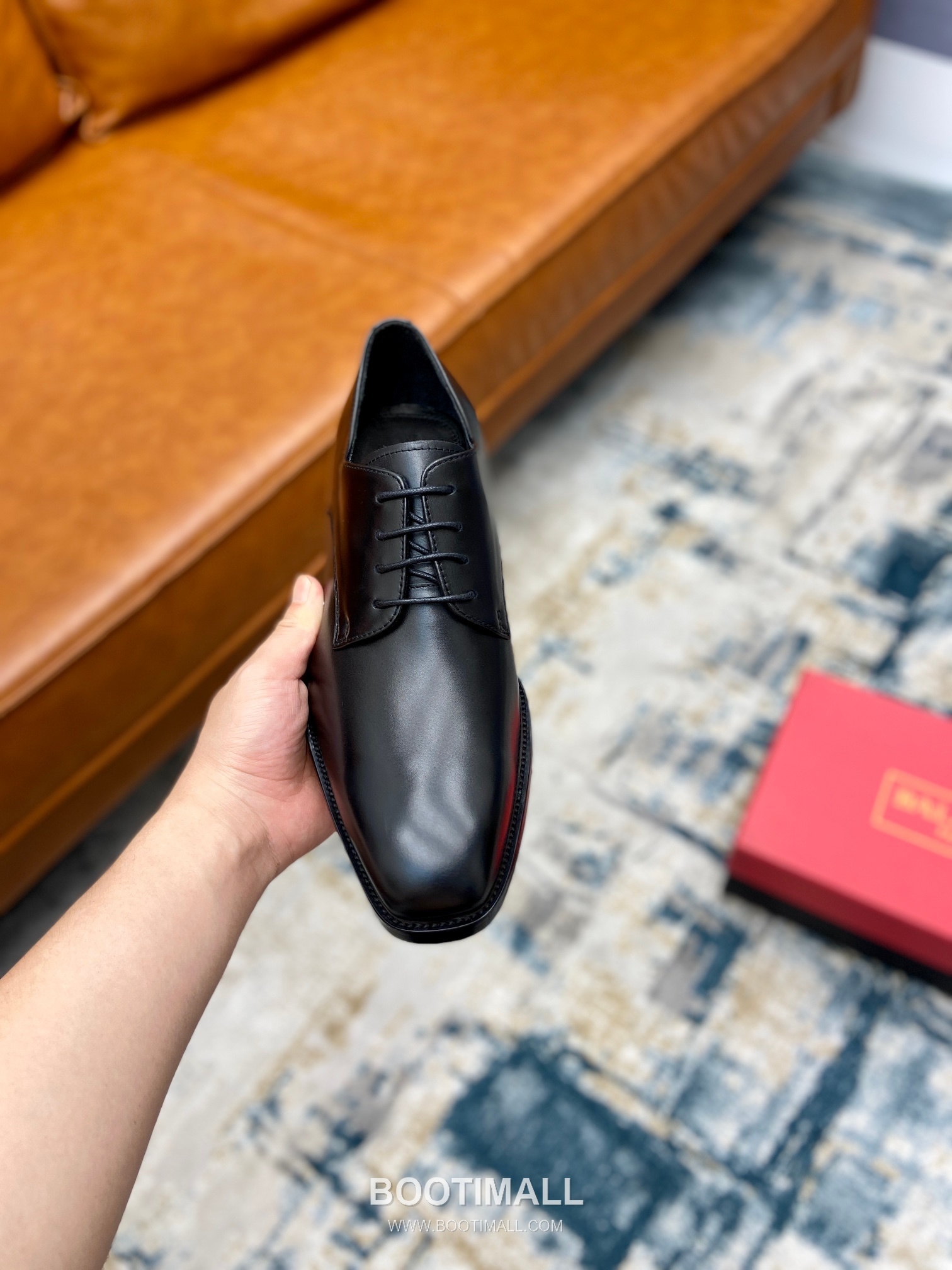 Balmain Calfskin Dress Derby Calfskin Leather Black Dress Shoes 발망 송아지가죽 드레스 더비 송아지가죽 블랙 드레스 슈즈 7