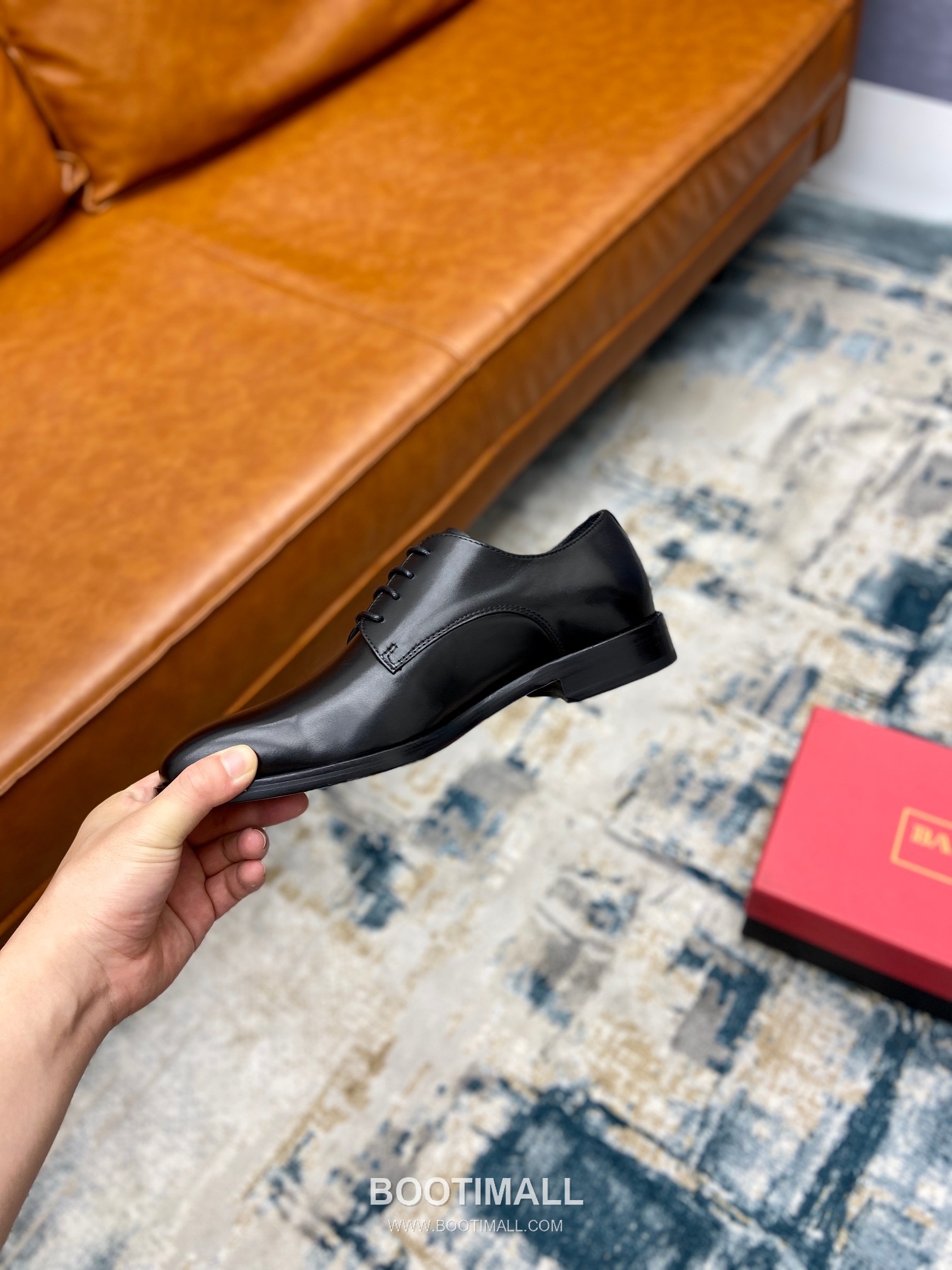 Balmain Calfskin Dress Derby Calfskin Leather Black Dress Shoes 발망 송아지가죽 드레스 더비 송아지가죽 블랙 드레스 슈즈 8