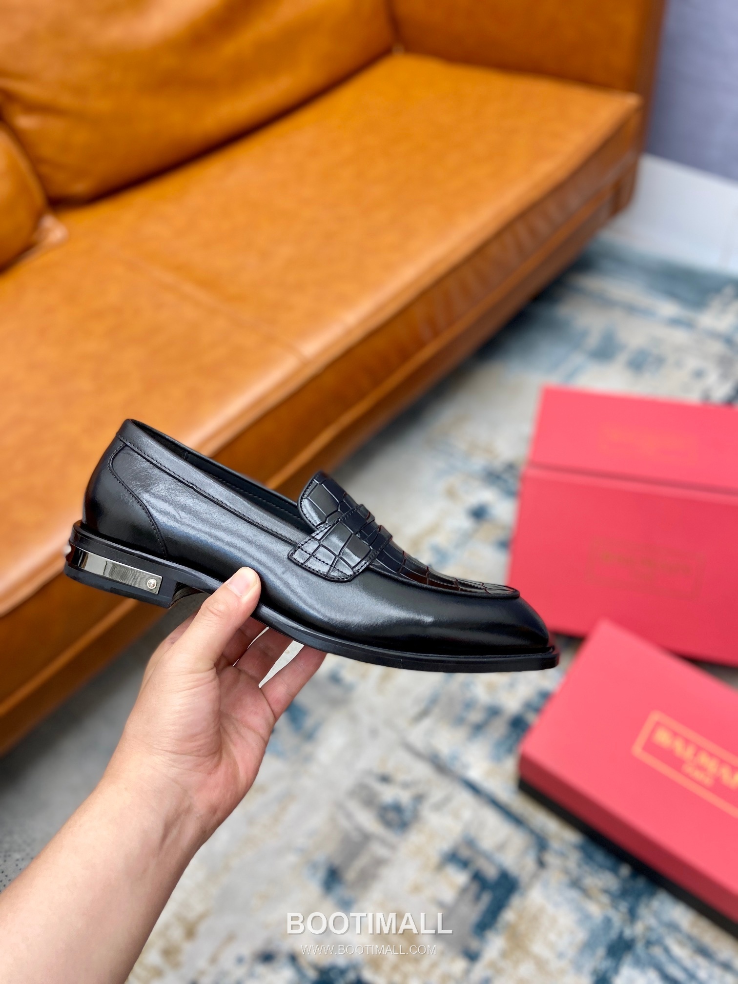 Balmain Calfskin Dress Derby Calfskin Leather Black Dress Shoes 발망 송아지가죽 드레스 더비 송아지가죽 블랙 드레스 슈즈 6