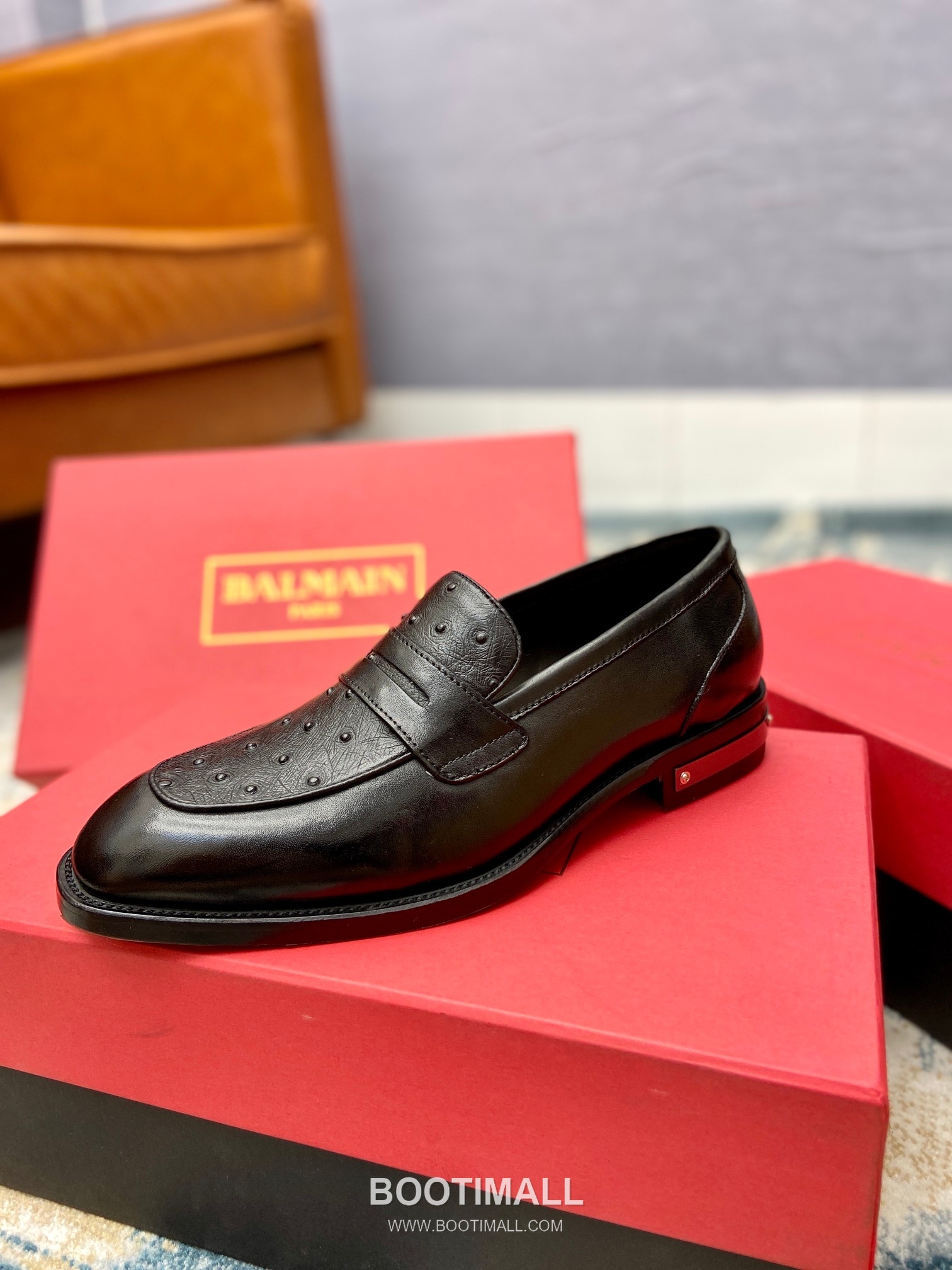 Balmain Calfskin Dress Derby Calfskin Leather Black Dress Shoes 발망 송아지가죽 드레스 더비 송아지가죽 블랙 드레스 슈즈 5