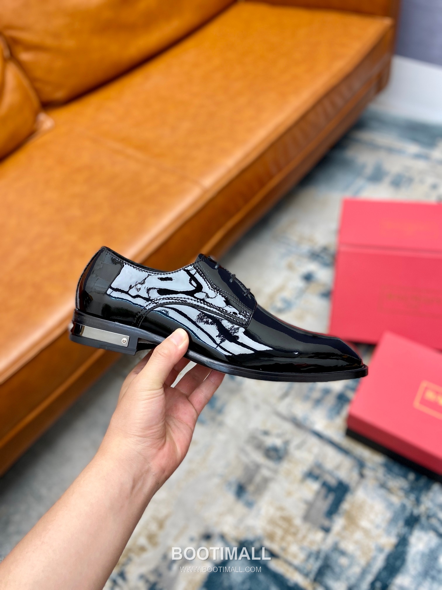 Balmain Calfskin Dress Derby Calfskin Leather Black Dress Shoes 발망 송아지가죽 드레스 더비 송아지가죽 블랙 드레스 슈즈 6