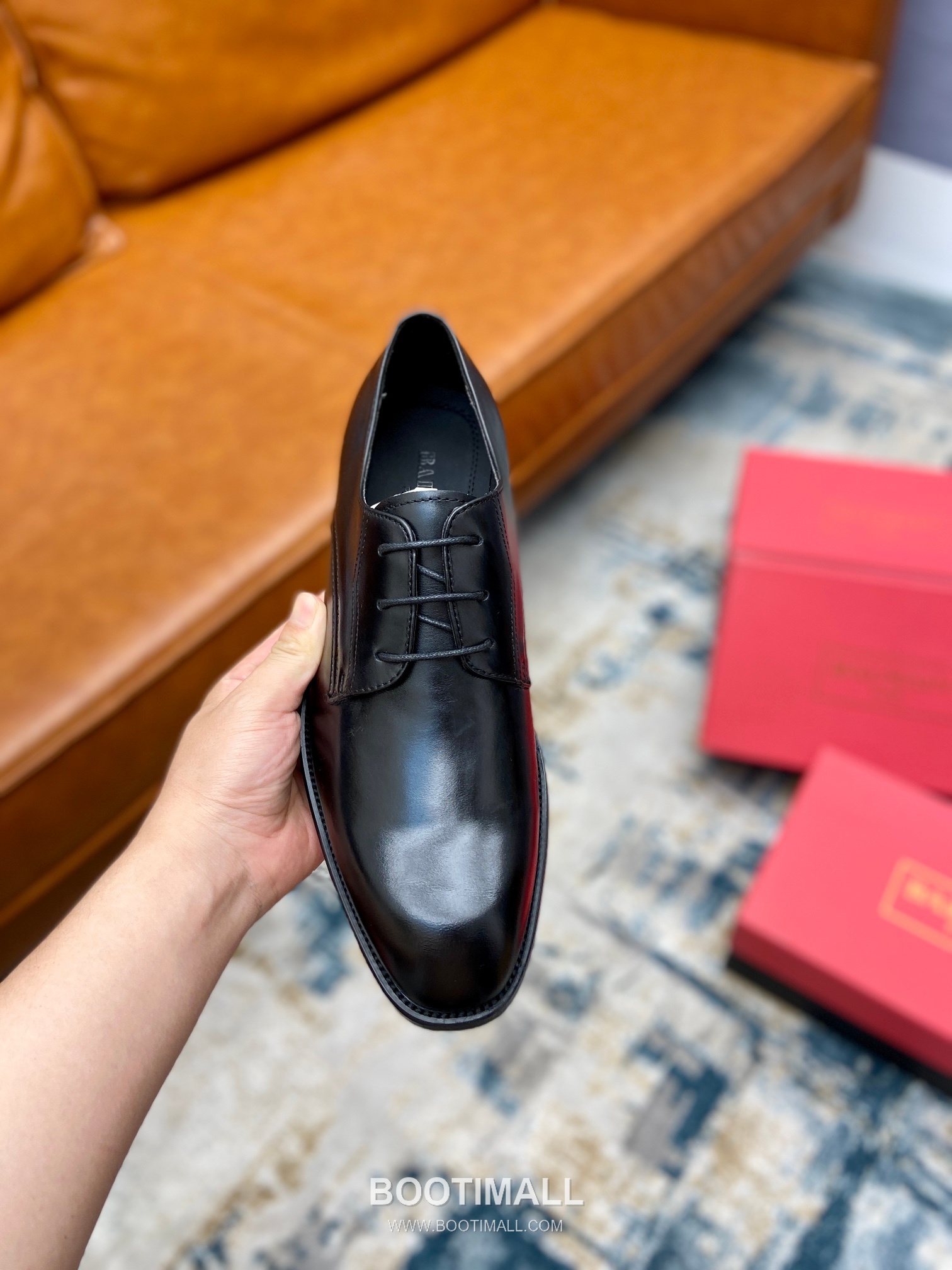 Balmain Calfskin Dress Derby Calfskin Leather Black Dress Shoes 발망 송아지가죽 드레스 더비 송아지가죽 블랙 드레스 슈즈 6