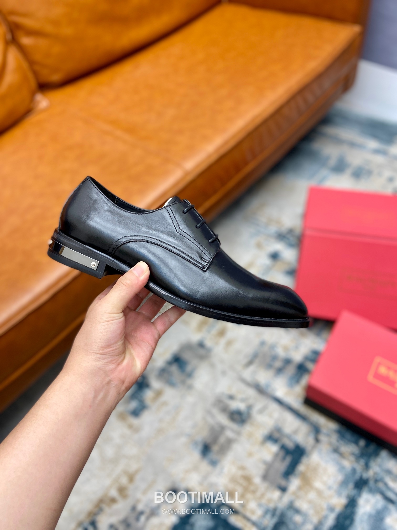 Balmain Calfskin Dress Derby Calfskin Leather Black Dress Shoes 발망 송아지가죽 드레스 더비 송아지가죽 블랙 드레스 슈즈 7