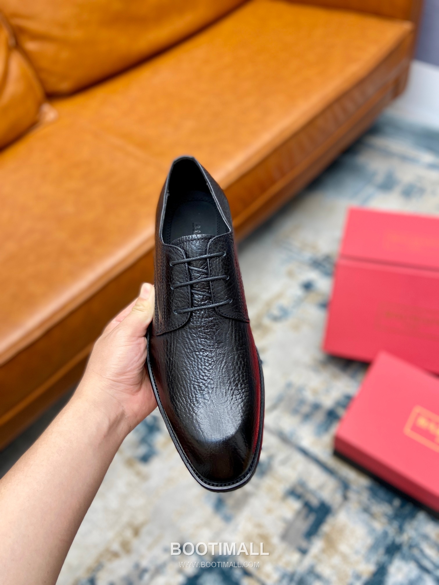 Balmain Calfskin Dress Derby Calfskin Leather Black Dress Shoes 발망 송아지가죽 드레스 더비 송아지가죽 블랙 드레스 슈즈 7