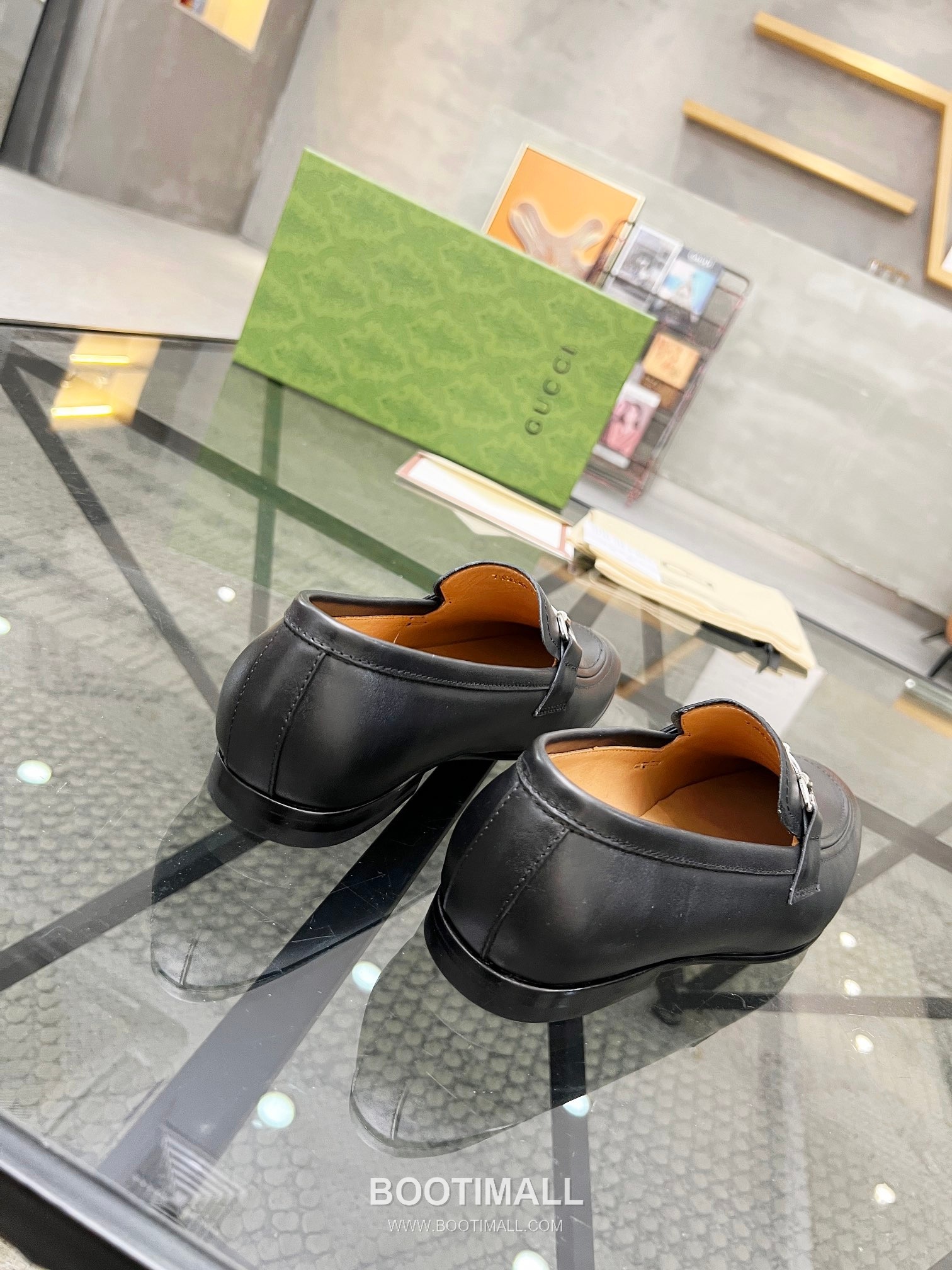 Gucci Italian Leather Derby Calfskin Leather Black Dress Shoes 구찌 이탈리안 레더 더비 소가죽 블랙 드레스 슈즈 8