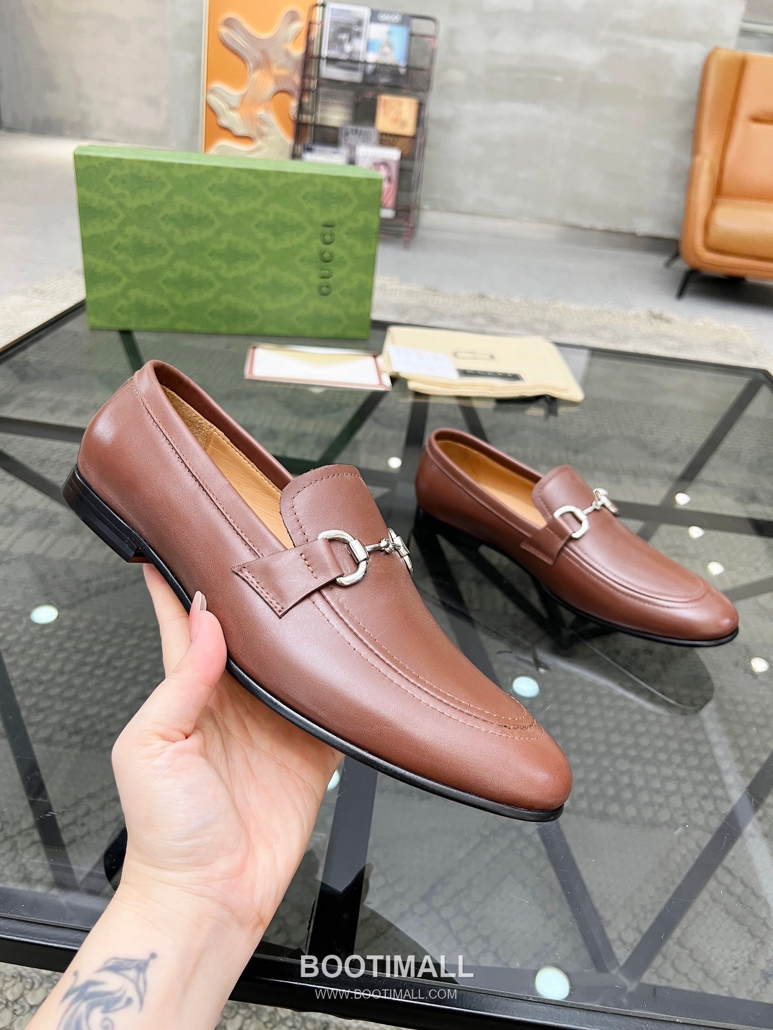 Gucci Italian Leather Derby Calfskin Leather Black Dress Shoes 구찌 이탈리안 레더 더비 소가죽 블랙 드레스 슈즈 5