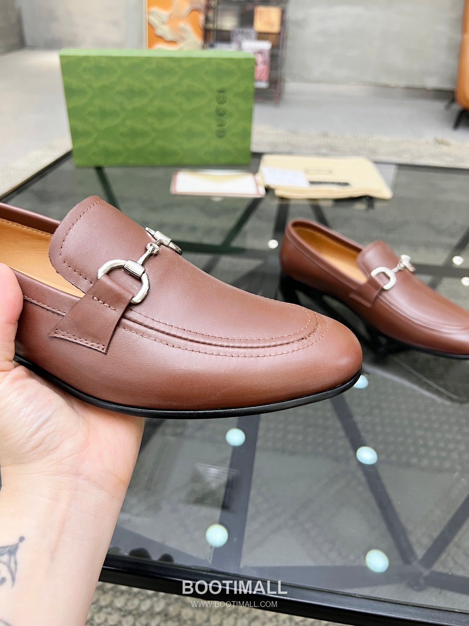 Gucci Italian Leather Derby Calfskin Leather Black Dress Shoes 구찌 이탈리안 레더 더비 소가죽 블랙 드레스 슈즈 6