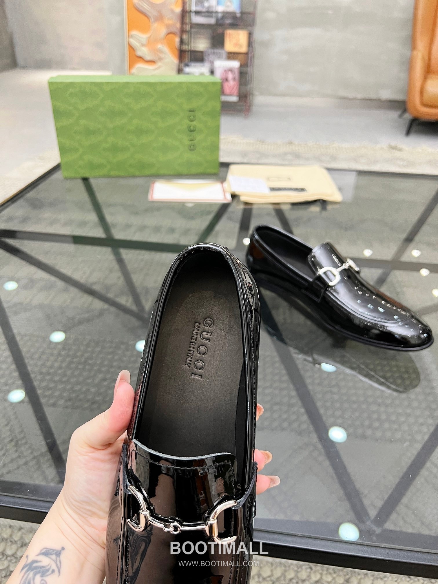Gucci Italian Leather Derby Calfskin Leather Black Dress Shoes 구찌 이탈리안 레더 더비 소가죽 블랙 드레스 슈즈 7