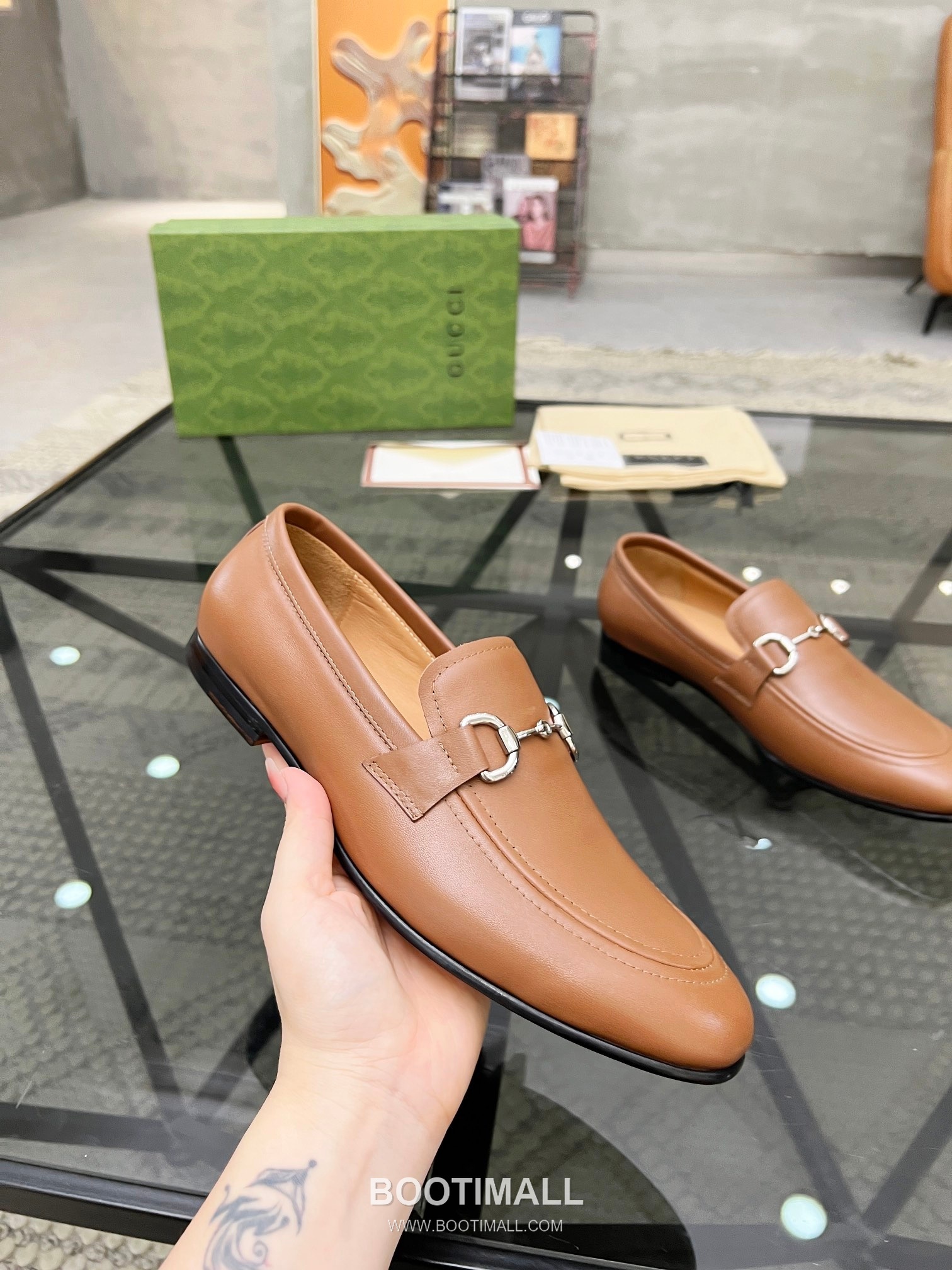 Gucci Italian Leather Derby Calfskin Leather Black Dress Shoes 구찌 이탈리안 레더 더비 소가죽 블랙 드레스 슈즈 4