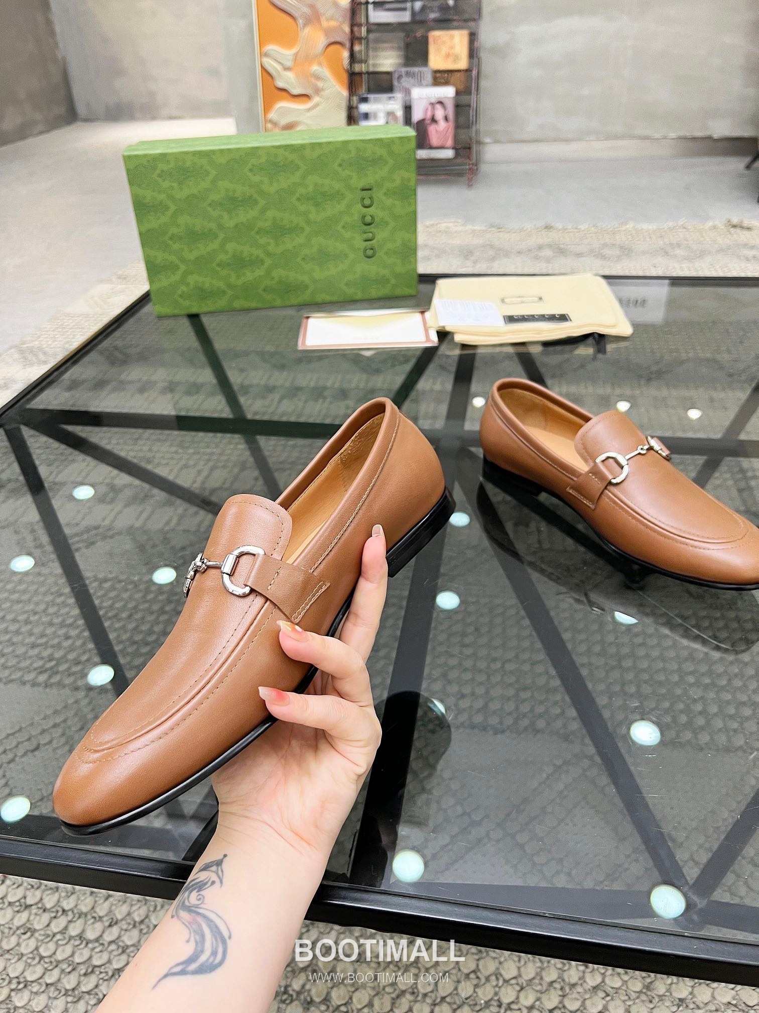 Gucci Italian Leather Derby Calfskin Leather Black Dress Shoes 구찌 이탈리안 레더 더비 소가죽 블랙 드레스 슈즈 5