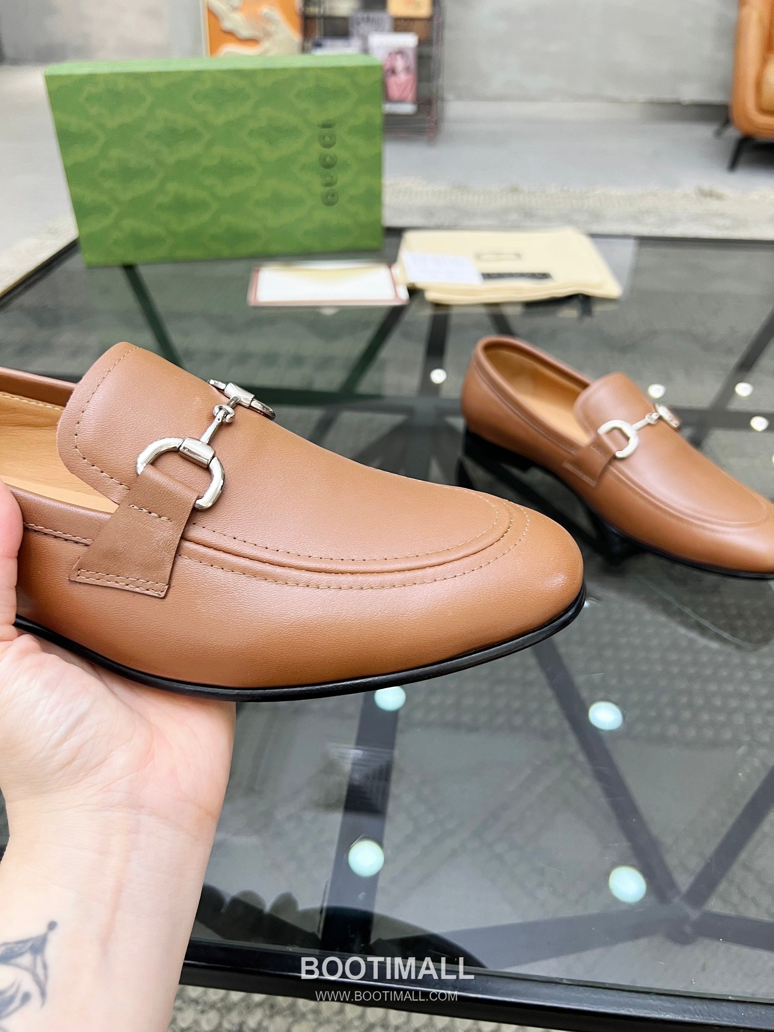 Gucci Italian Leather Derby Calfskin Leather Black Dress Shoes 구찌 이탈리안 레더 더비 소가죽 블랙 드레스 슈즈 6