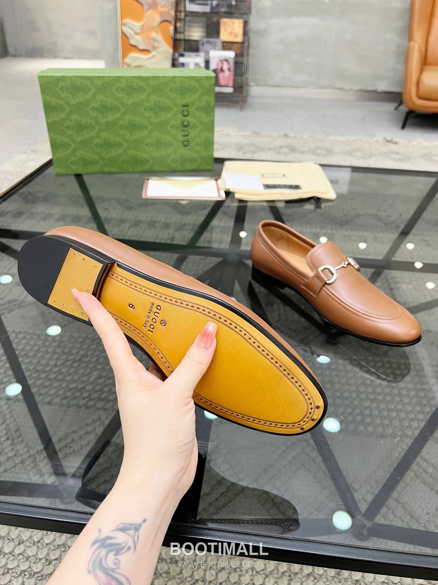 Gucci Italian Leather Derby Calfskin Leather Black Dress Shoes 구찌 이탈리안 레더 더비 소가죽 블랙 드레스 슈즈 9