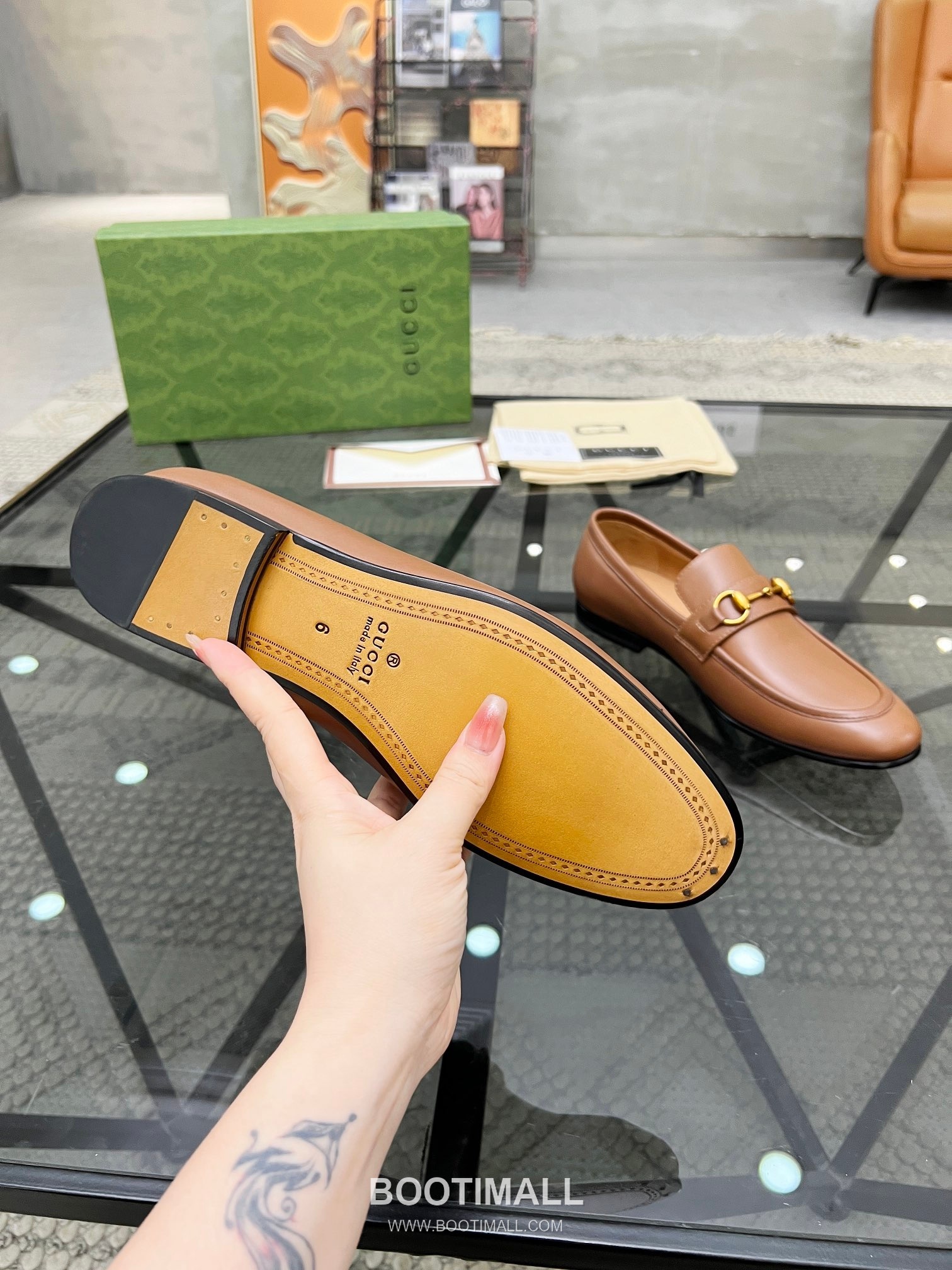 Gucci Italian Leather Derby Calfskin Leather Black Dress Shoes 구찌 이탈리안 레더 더비 소가죽 블랙 드레스 슈즈 9