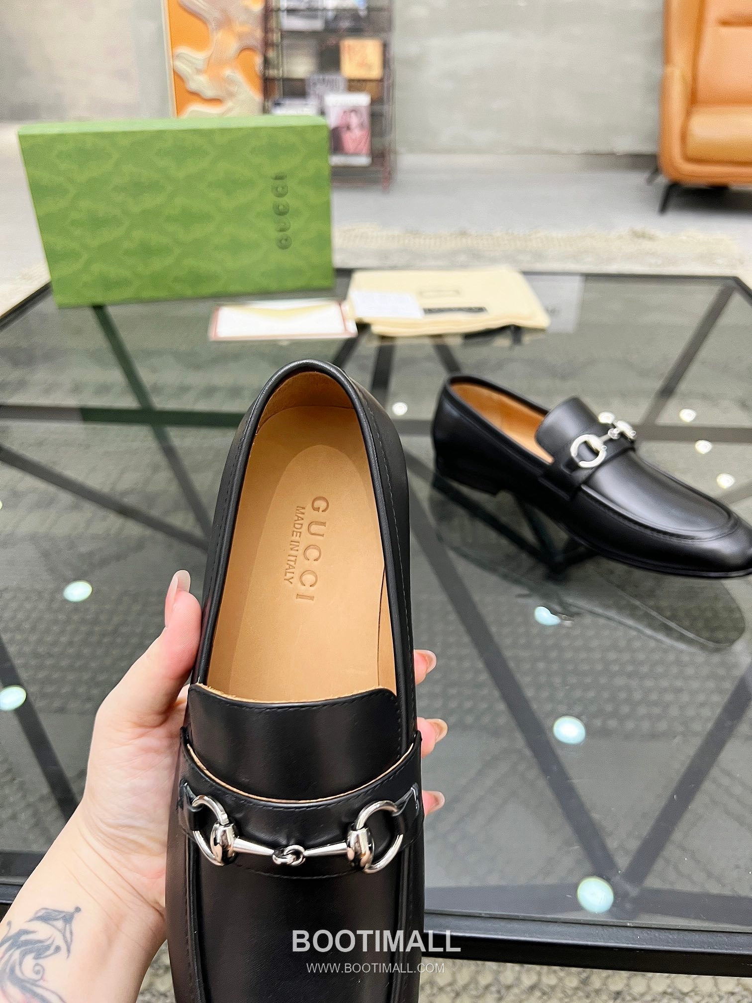 Gucci Italian Leather Derby Calfskin Leather Black Dress Shoes 구찌 이탈리안 레더 더비 소가죽 블랙 드레스 슈즈 7