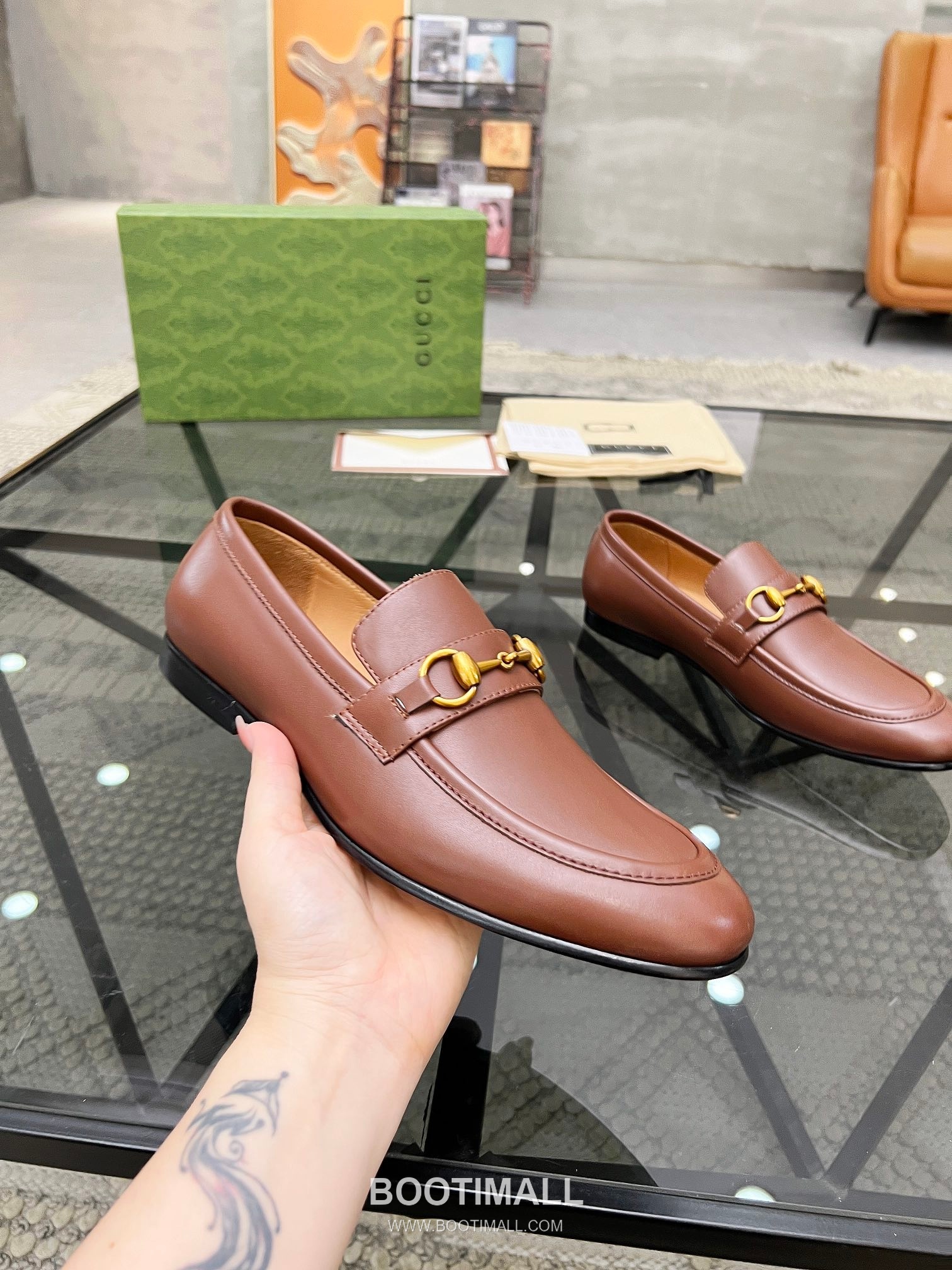Gucci Italian Leather Derby Calfskin Leather Black Dress Shoes 구찌 이탈리안 레더 더비 소가죽 블랙 드레스 슈즈 4
