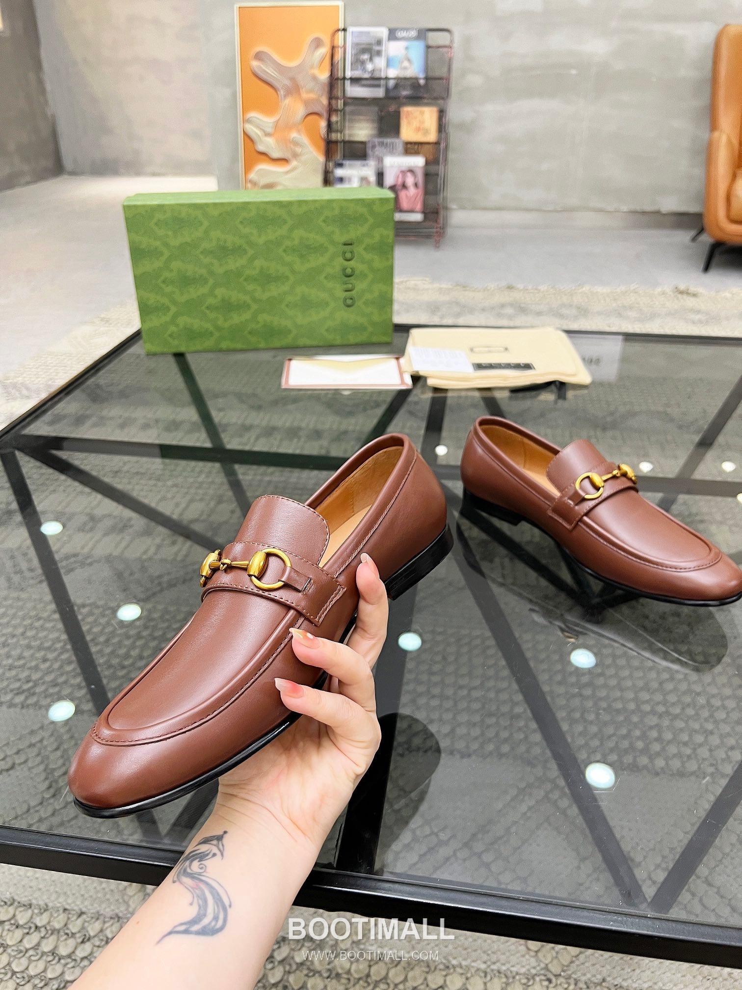 Gucci Italian Leather Derby Calfskin Leather Black Dress Shoes 구찌 이탈리안 레더 더비 소가죽 블랙 드레스 슈즈 5