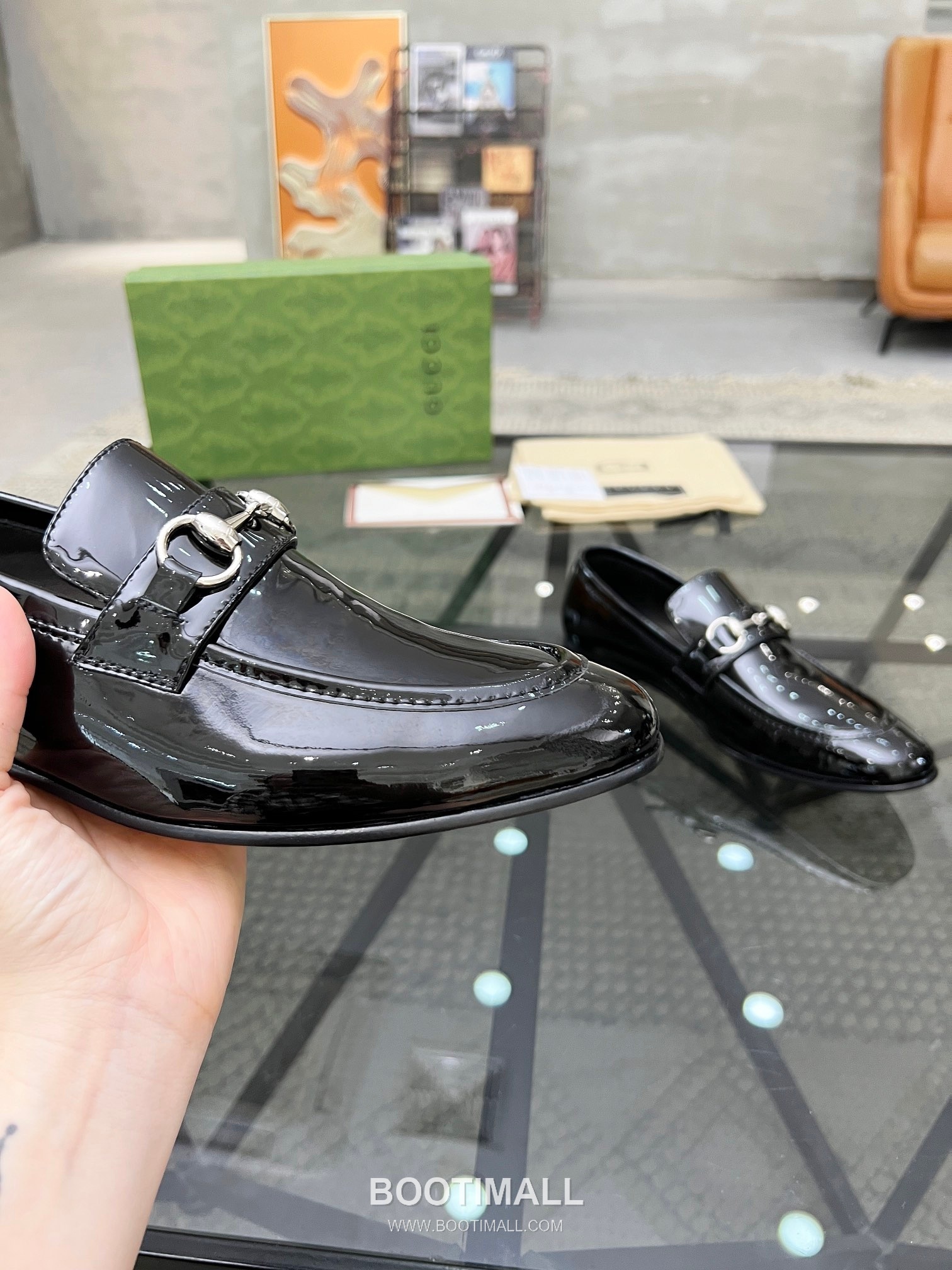 Gucci Italian Leather Derby Calfskin Leather Black Dress Shoes 구찌 이탈리안 레더 더비 소가죽 블랙 드레스 슈즈 6