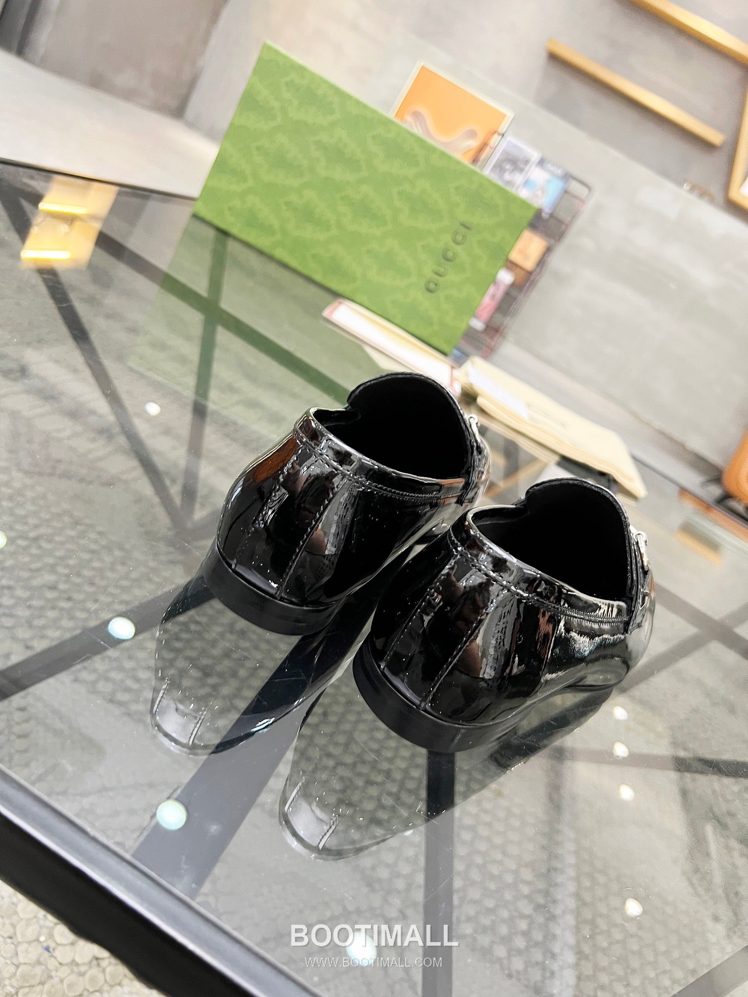 Gucci Italian Leather Derby Calfskin Leather Black Dress Shoes 구찌 이탈리안 레더 더비 소가죽 블랙 드레스 슈즈 8