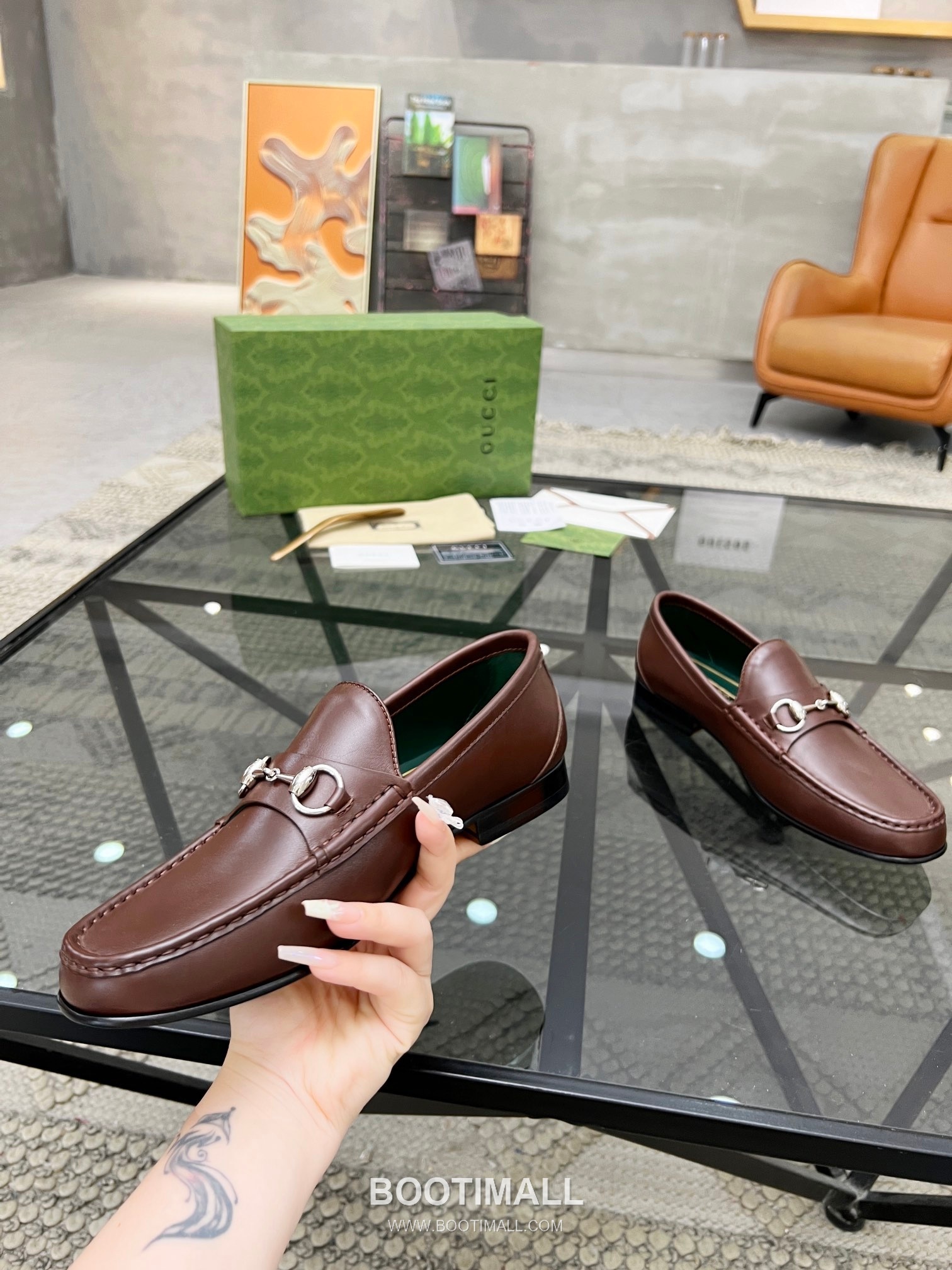 Gucci Italian Calfskin Derby Calfskin Leather Dress Shoes 구찌 이탈리안 카프스킨 더비 카프스킨 레더 드레스 슈즈 4