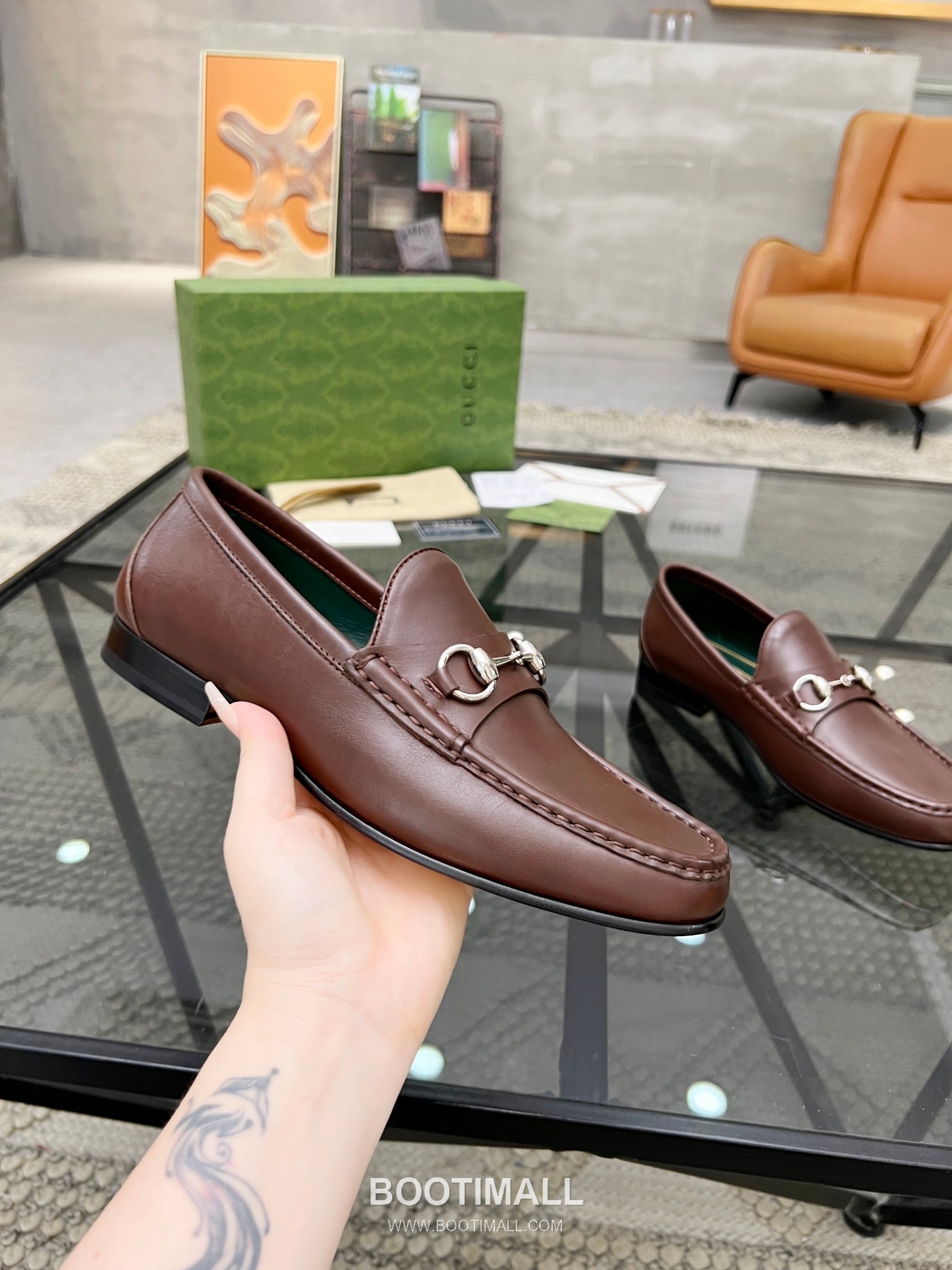 Gucci Italian Calfskin Derby Calfskin Leather Dress Shoes 구찌 이탈리안 카프스킨 더비 카프스킨 레더 드레스 슈즈 5