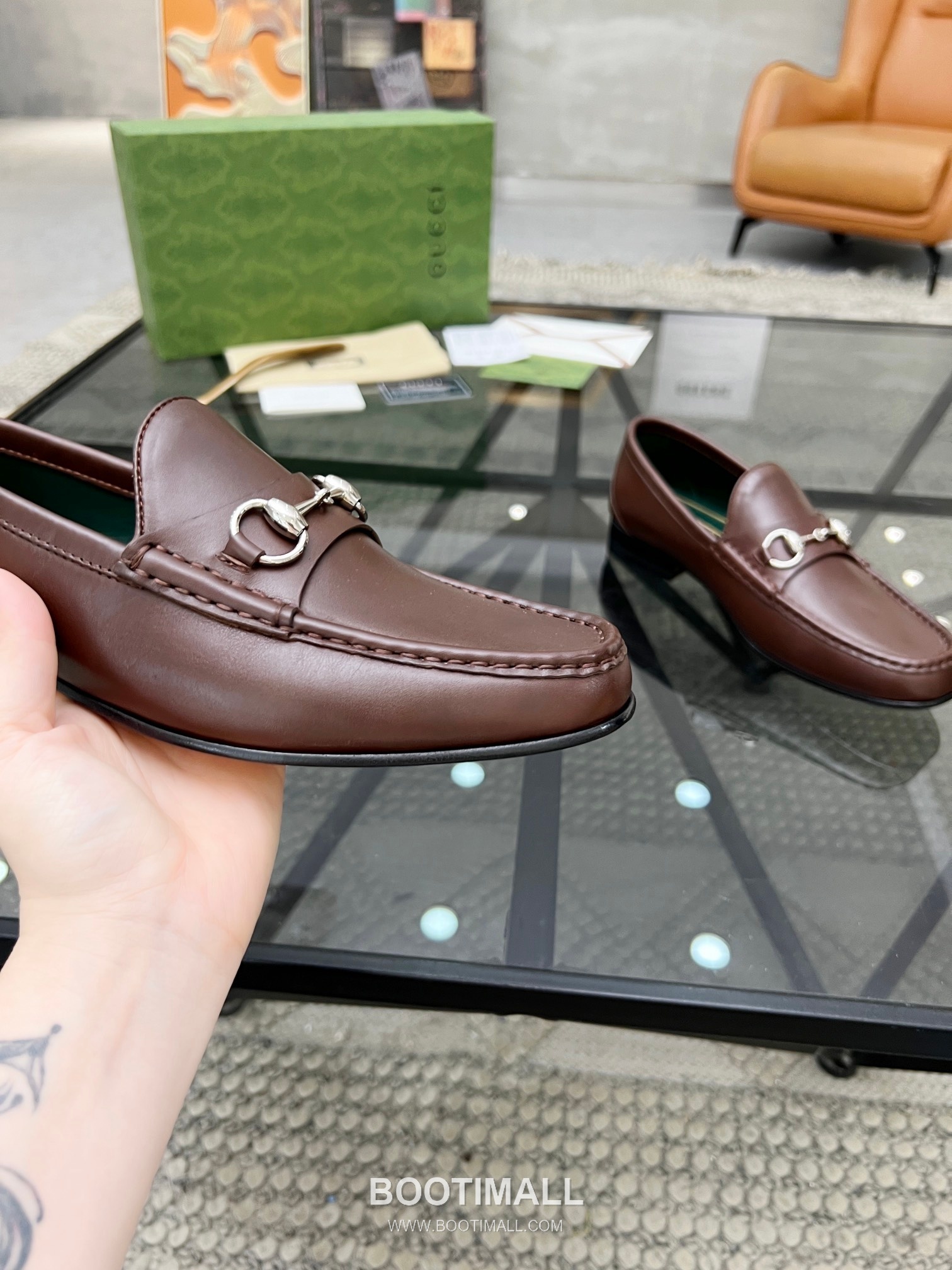 Gucci Italian Calfskin Derby Calfskin Leather Dress Shoes 구찌 이탈리안 카프스킨 더비 카프스킨 레더 드레스 슈즈 6