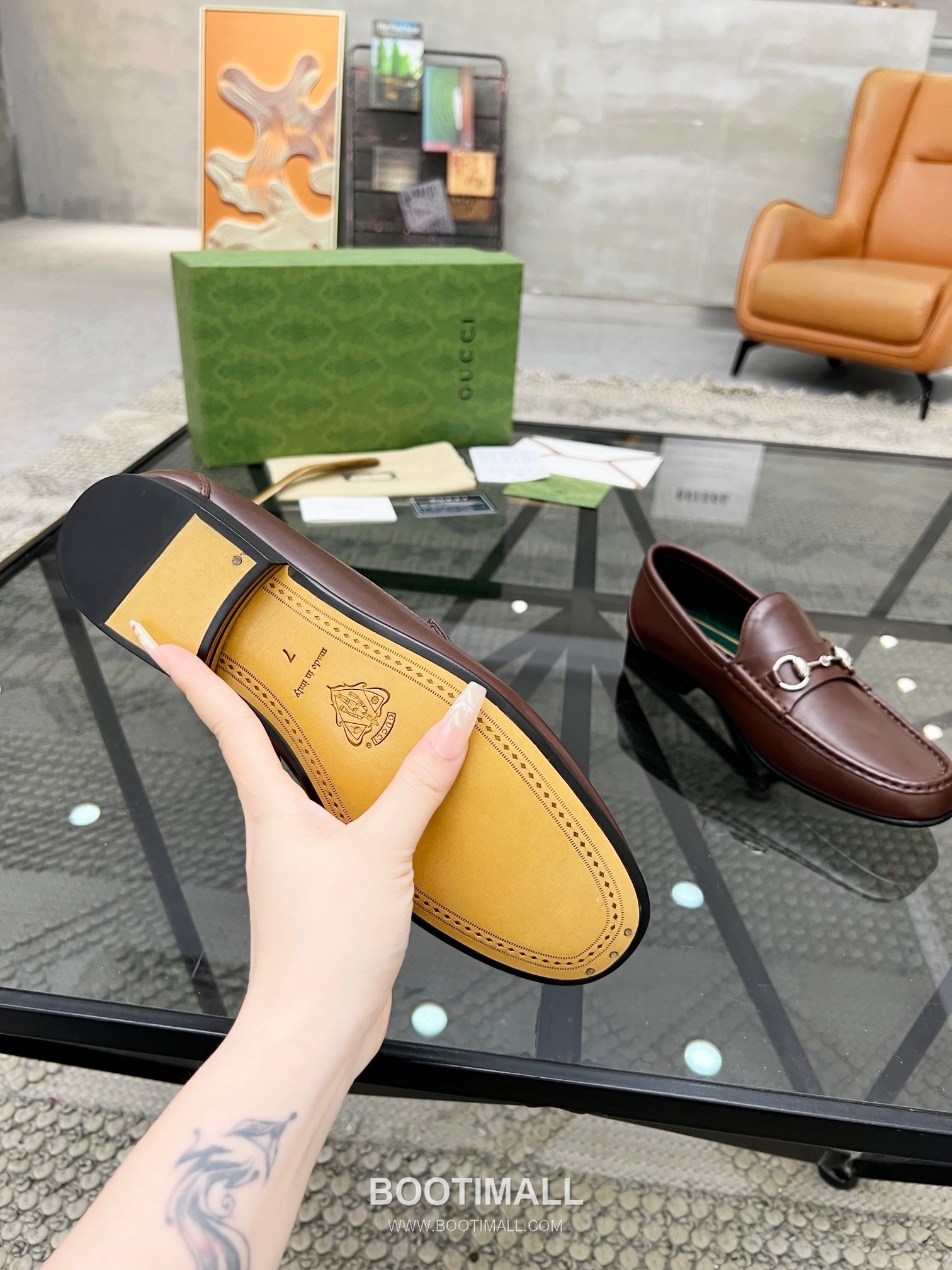 Gucci Italian Calfskin Derby Calfskin Leather Dress Shoes 구찌 이탈리안 카프스킨 더비 카프스킨 레더 드레스 슈즈 9