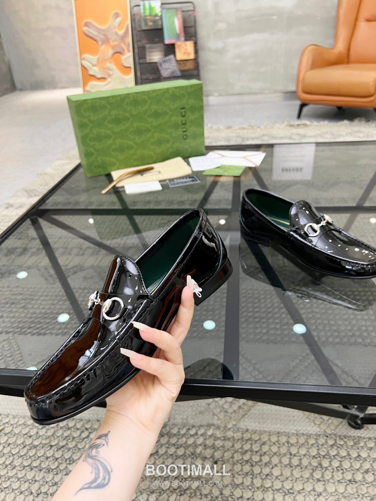 Gucci Italian Calfskin Derby Calfskin Leather Dress Shoes 구찌 이탈리안 카프스킨 더비 카프스킨 레더 드레스 슈즈 4