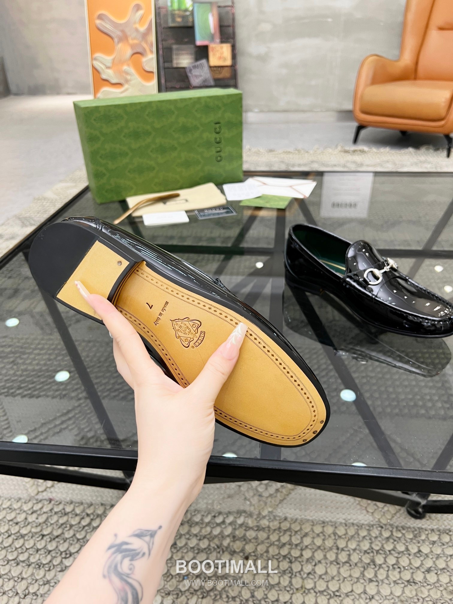 Gucci Italian Calfskin Derby Calfskin Leather Dress Shoes 구찌 이탈리안 카프스킨 더비 카프스킨 레더 드레스 슈즈 9