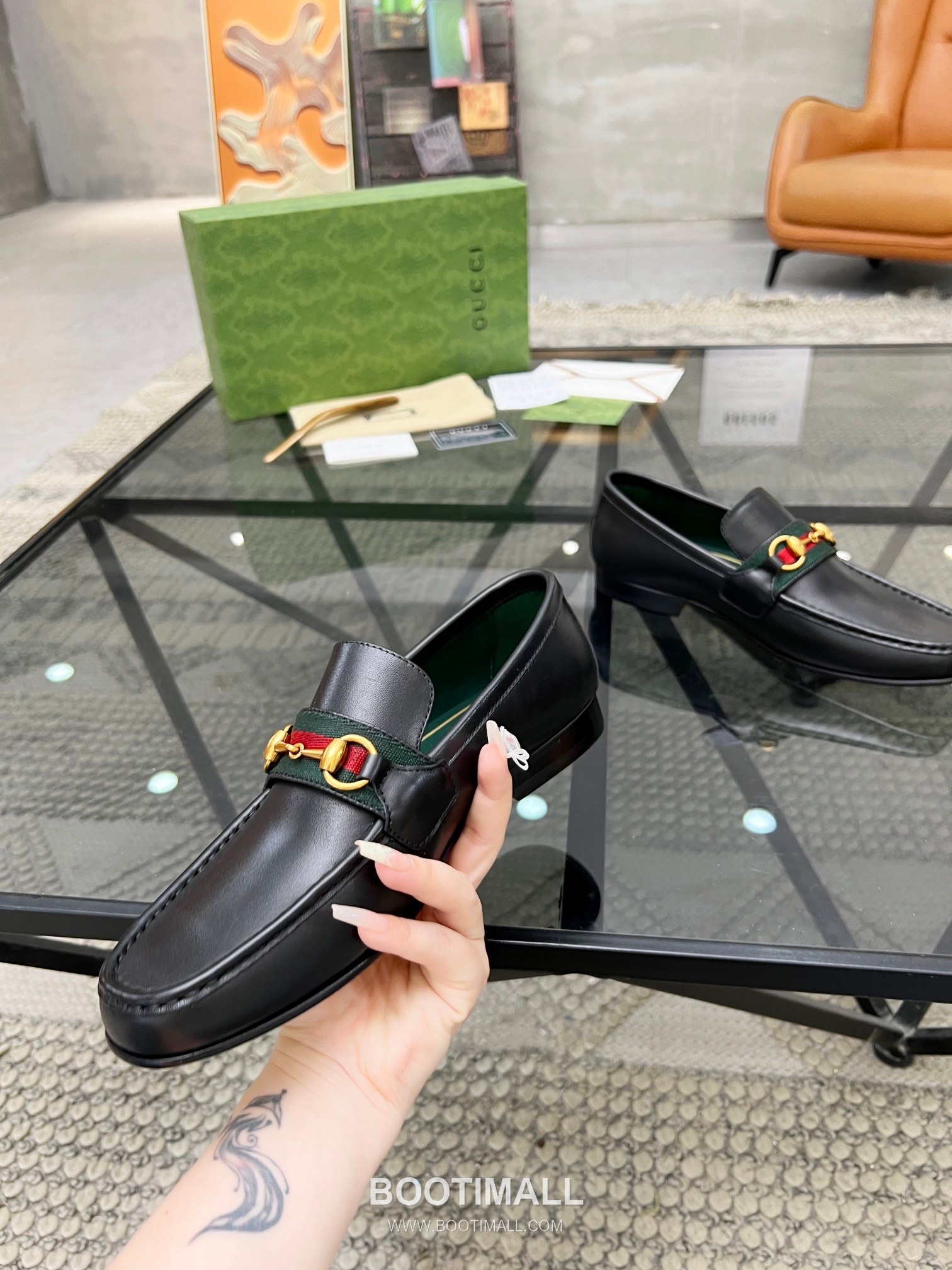 Gucci Italian Calfskin Derby Calfskin Leather Dress Shoes 구찌 이탈리안 카프스킨 더비 카프스킨 레더 드레스 슈즈 4