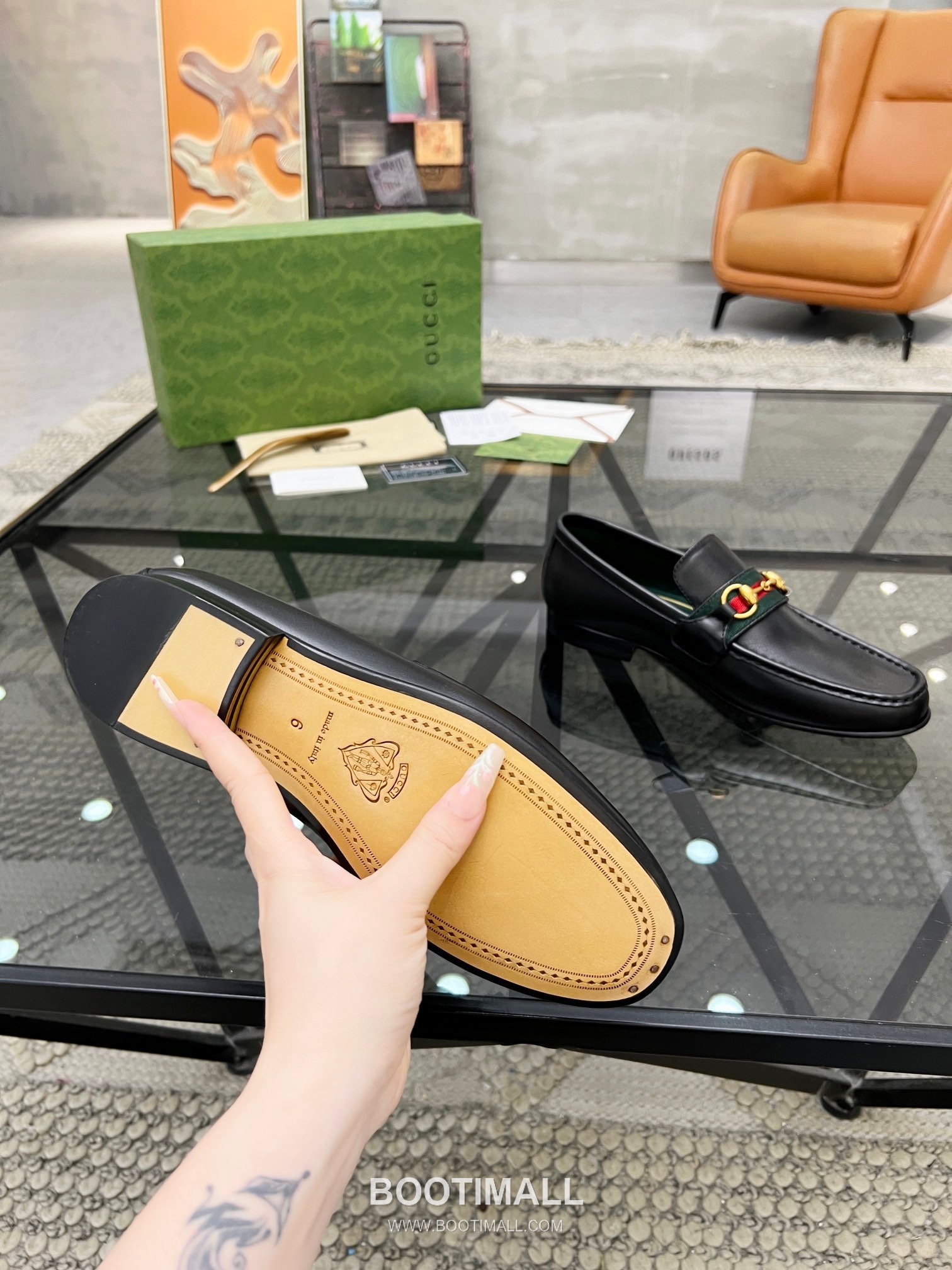 Gucci Italian Calfskin Derby Calfskin Leather Dress Shoes 구찌 이탈리안 카프스킨 더비 카프스킨 레더 드레스 슈즈 9