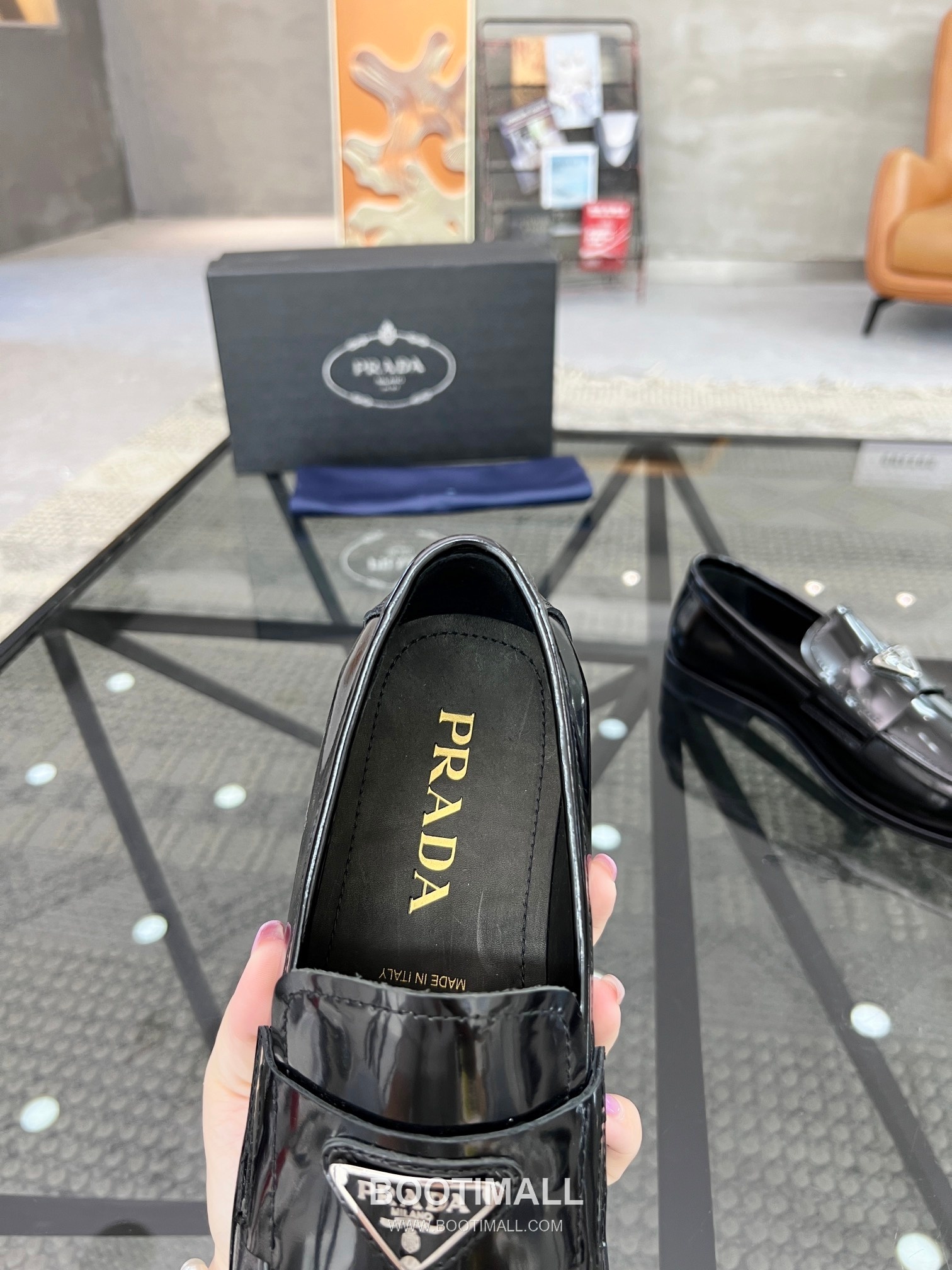 Prada Italian Calfskin Derby Calfskin Leather Dress Shoes 이탈리안 송아지가죽 더비 송아지가죽 드레스 슈즈 7