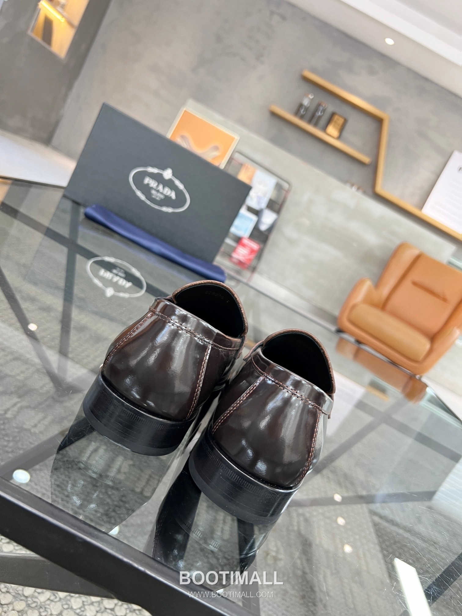 Prada Italian Calfskin Derby Calfskin Leather Dress Shoes 이탈리안 송아지가죽 더비 송아지가죽 드레스 슈즈 8