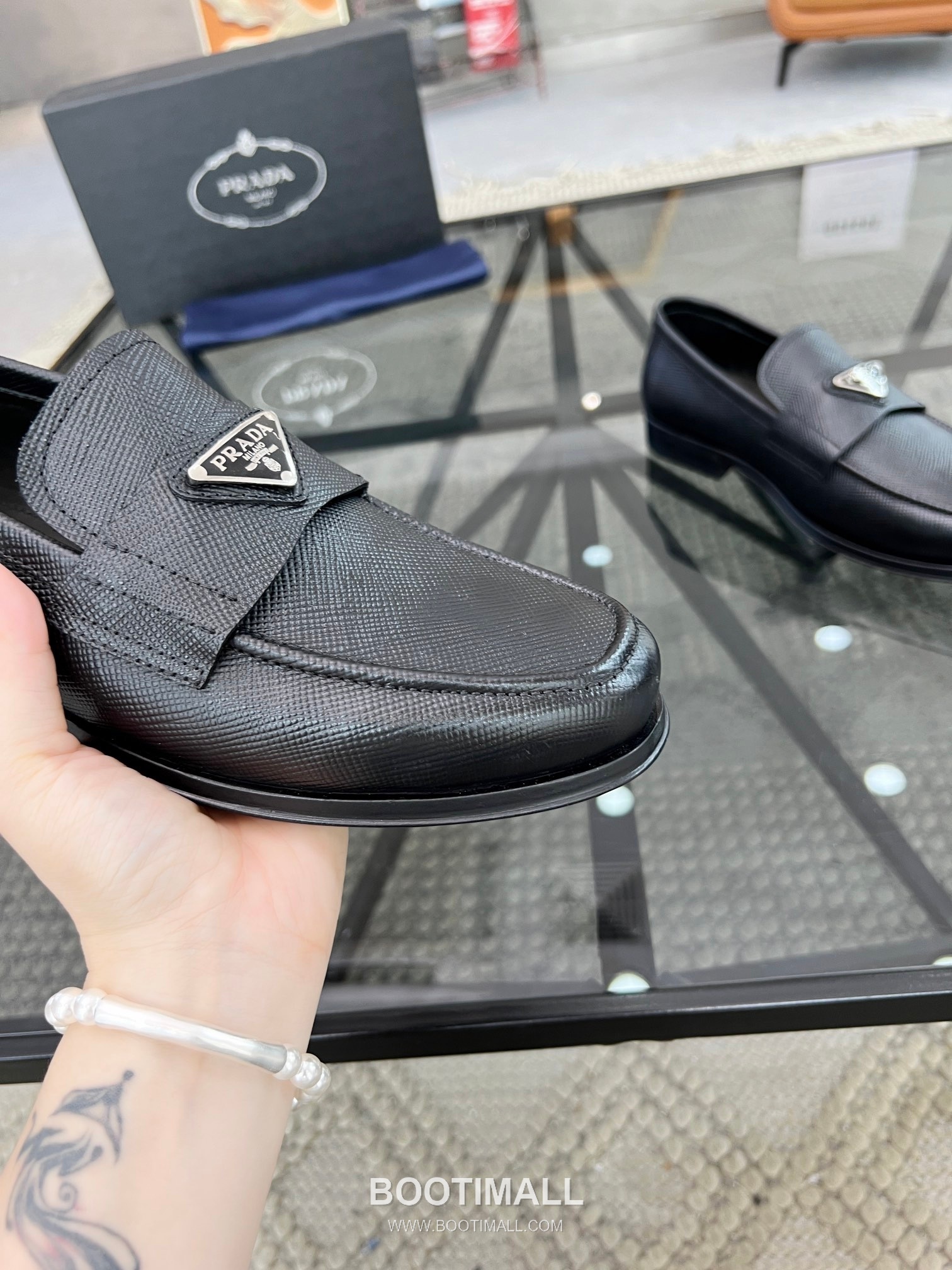 Prada Italian Calfskin Derby Calfskin Leather Dress Shoes 이탈리안 송아지가죽 더비 송아지가죽 드레스 슈즈 6