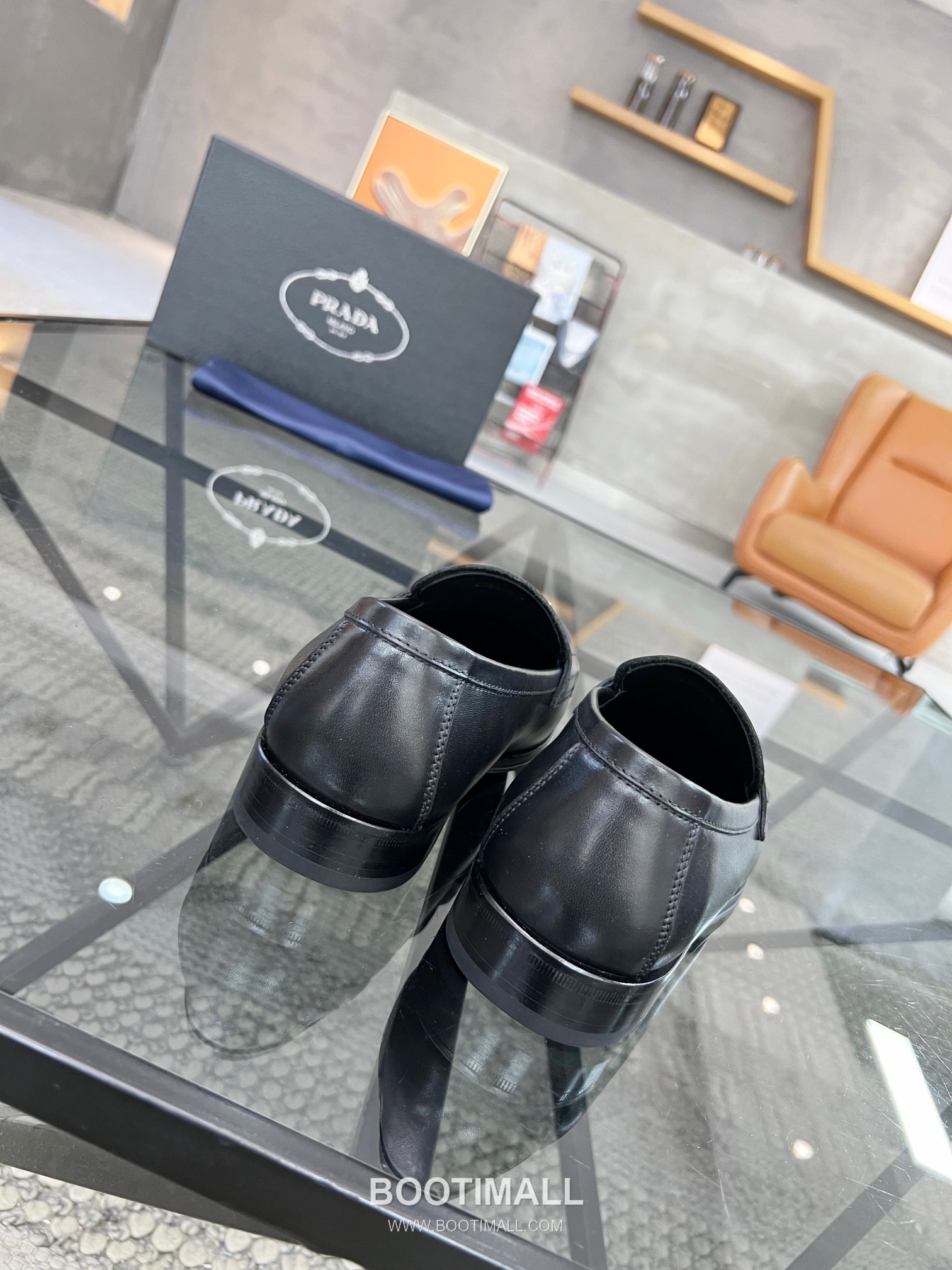 Prada Italian Calfskin Derby Calfskin Leather Dress Shoes 이탈리안 송아지가죽 더비 송아지가죽 드레스 슈즈 8