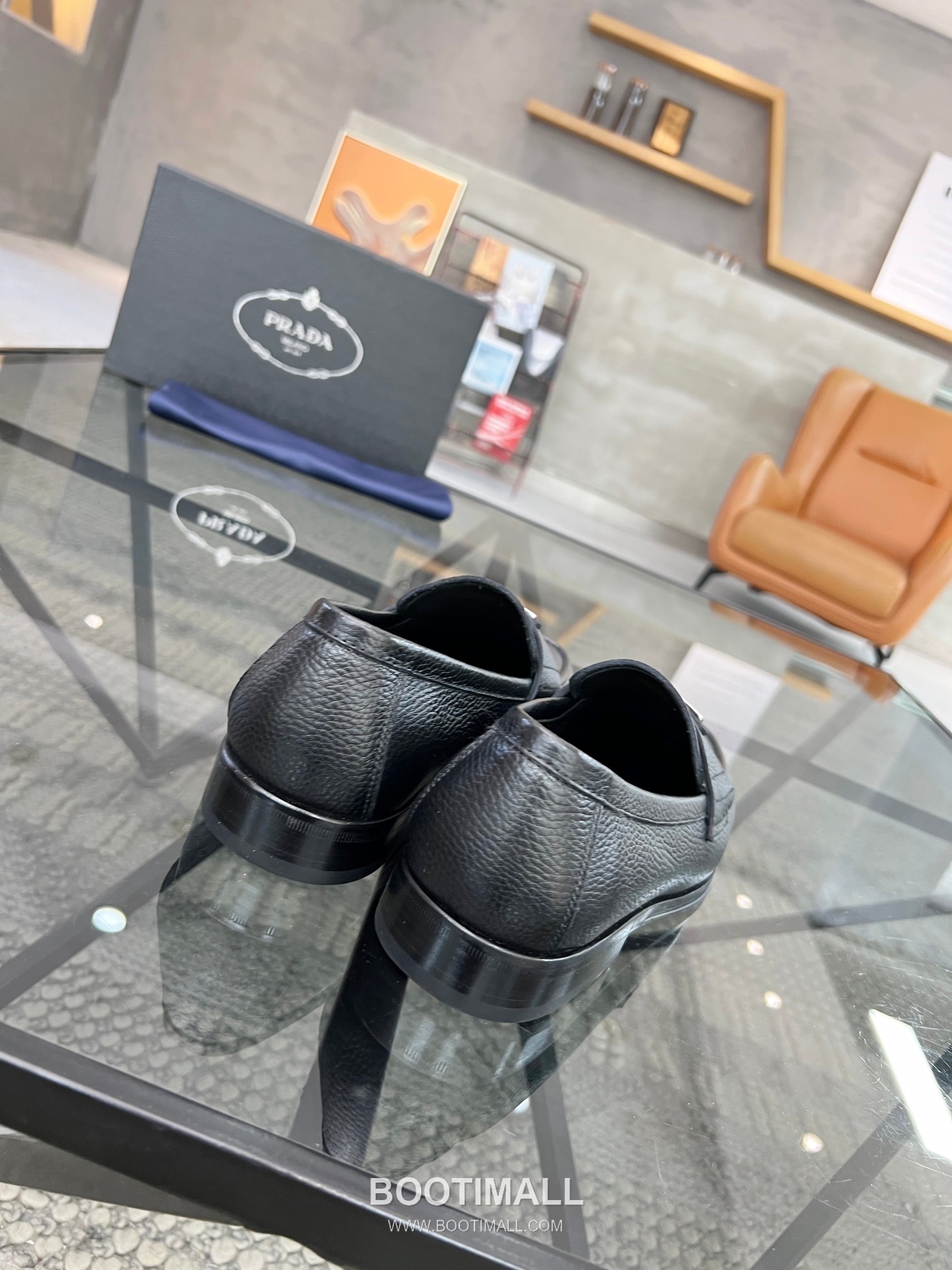 Prada Italian Calfskin Derby Calfskin Leather Dress Shoes 이탈리안 송아지가죽 더비 송아지가죽 드레스 슈즈 8