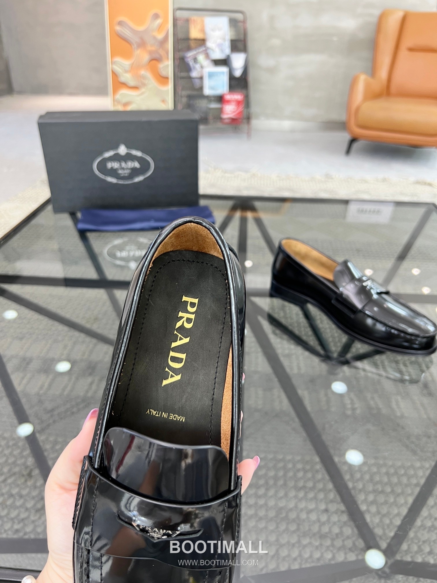 Prada Italian Calfskin Derby Calfskin Leather Dress Shoes 이탈리안 송아지가죽 더비 송아지가죽 드레스 슈즈 7