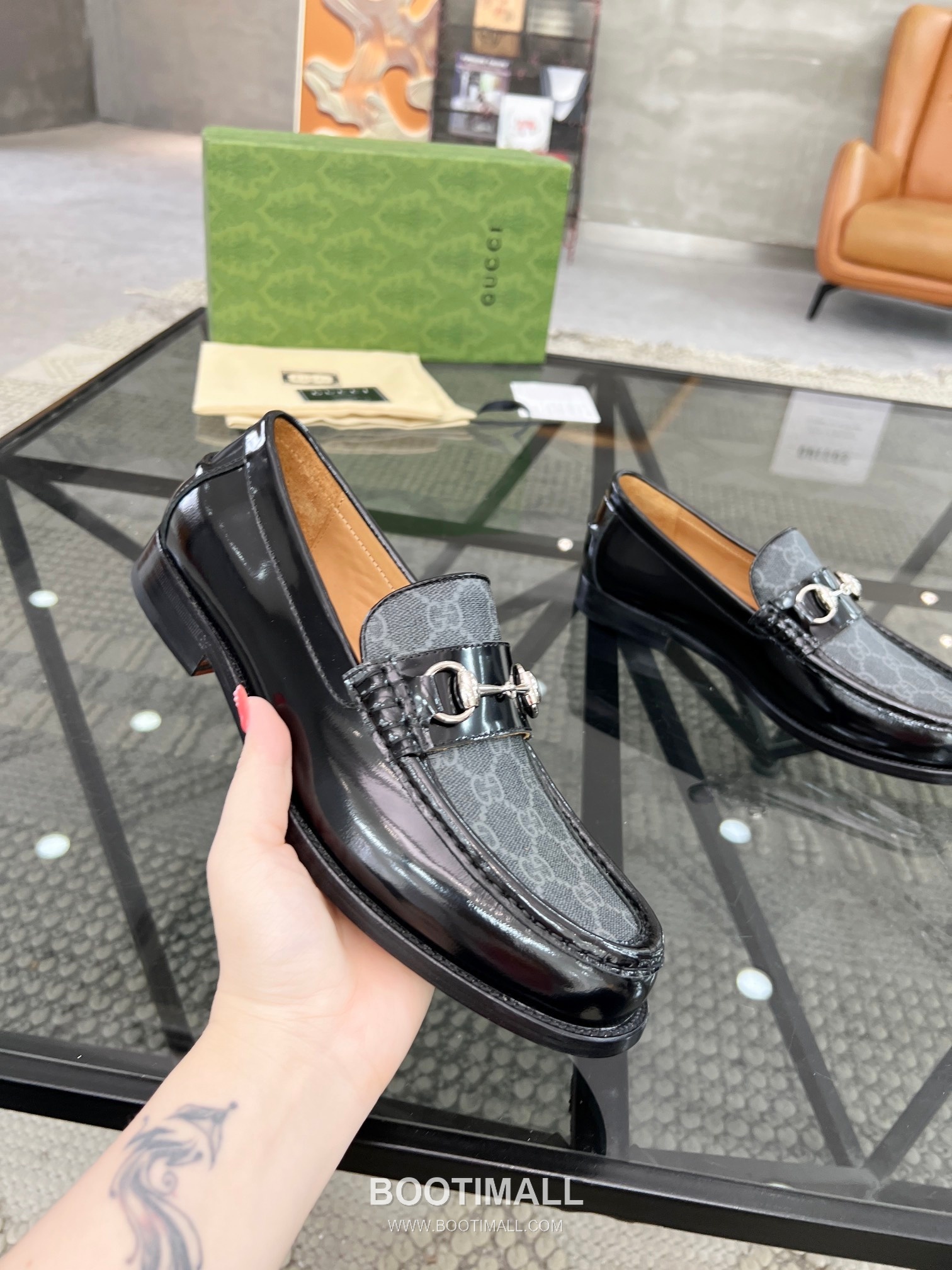 Gucci Italian Calfskin Derby Calfskin Leather Black Dress Shoes 구찌 이탈리안 카프스킨 더비 카프스킨 레더 블랙 드레스 슈즈 5