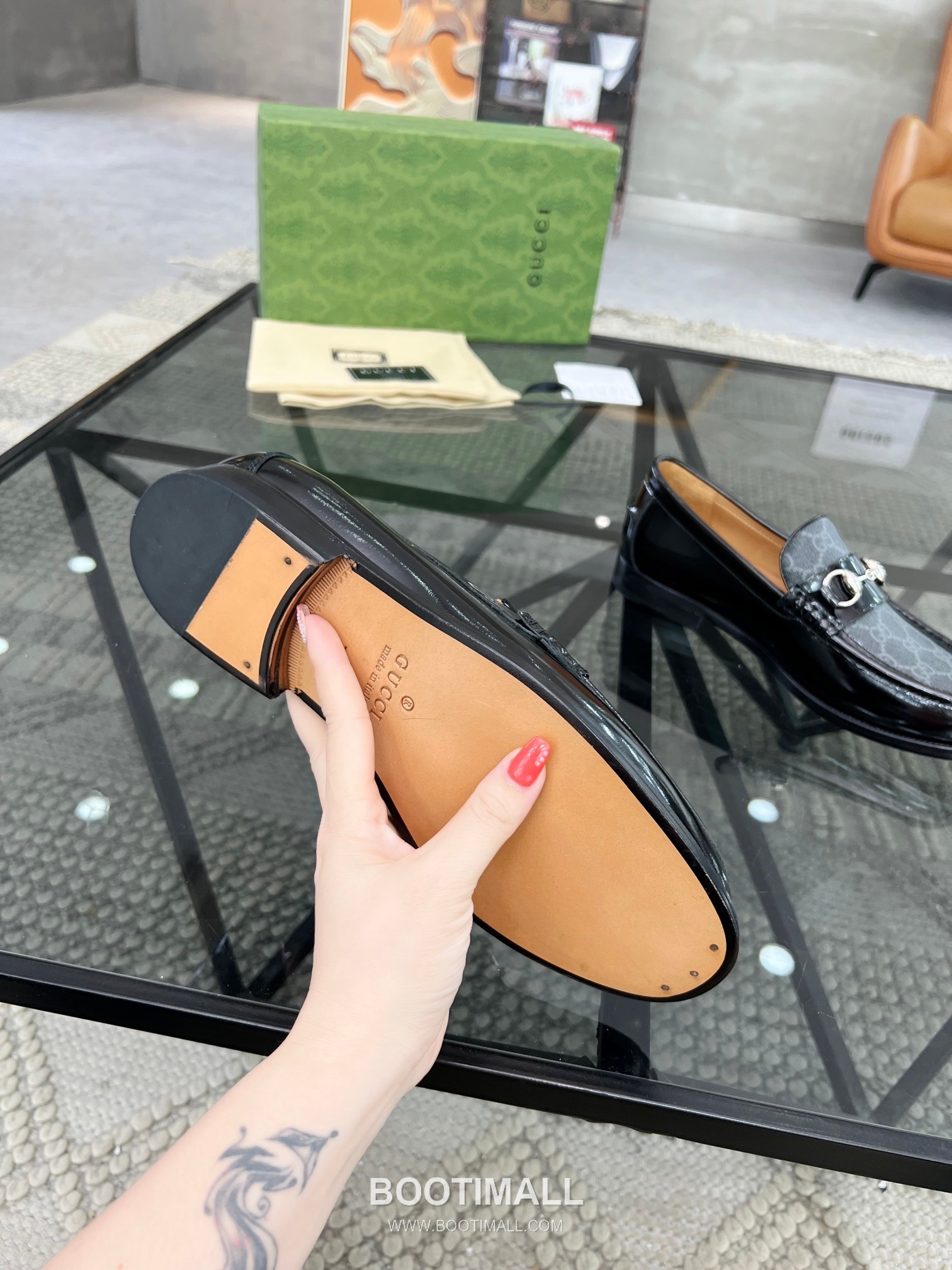 Gucci Italian Calfskin Derby Calfskin Leather Black Dress Shoes 구찌 이탈리안 카프스킨 더비 카프스킨 레더 블랙 드레스 슈즈 9