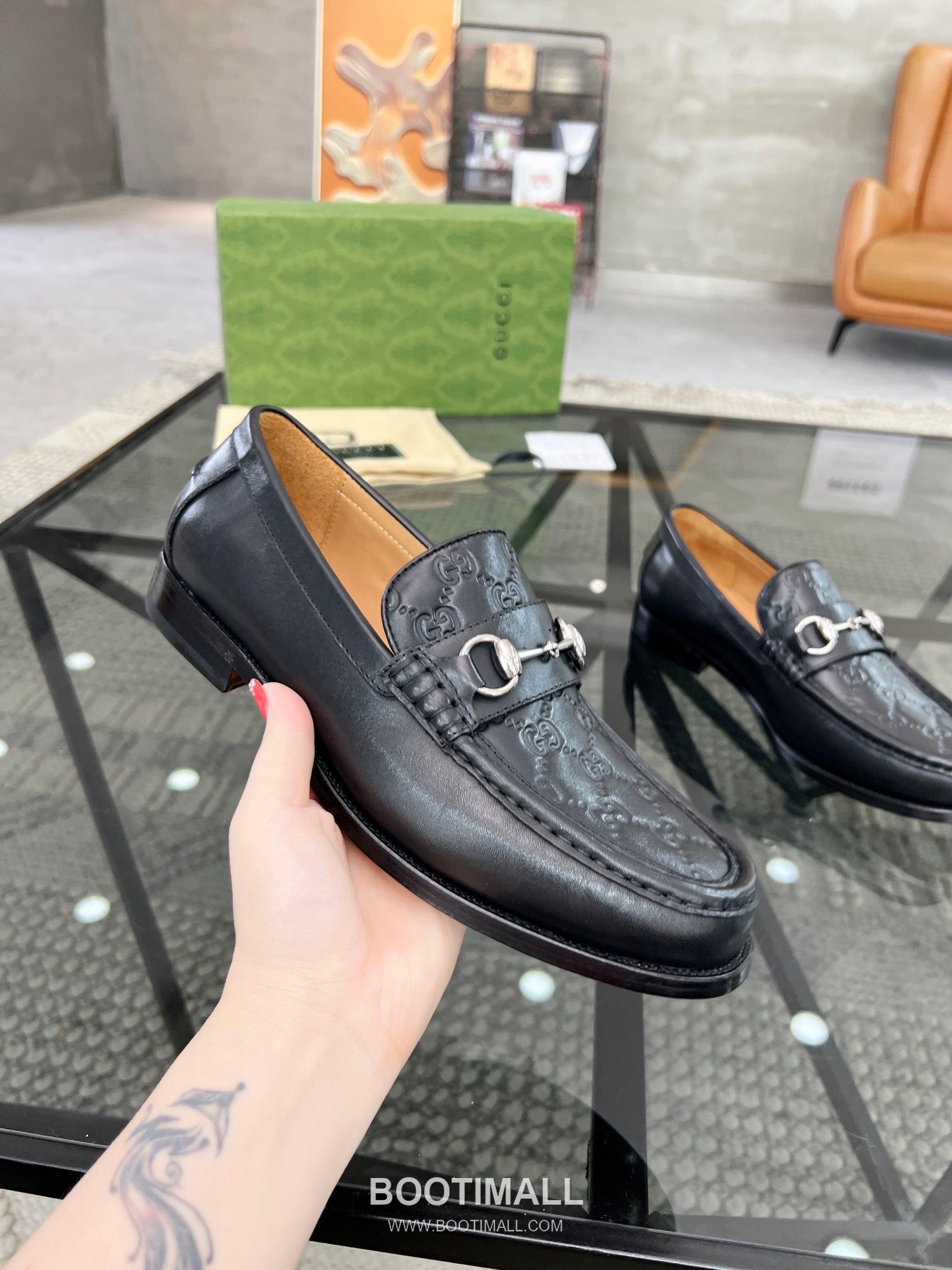 Gucci Italian Calfskin Derby Calfskin Leather Black Dress Shoes 구찌 이탈리안 카프스킨 더비 카프스킨 레더 블랙 드레스 슈즈 5