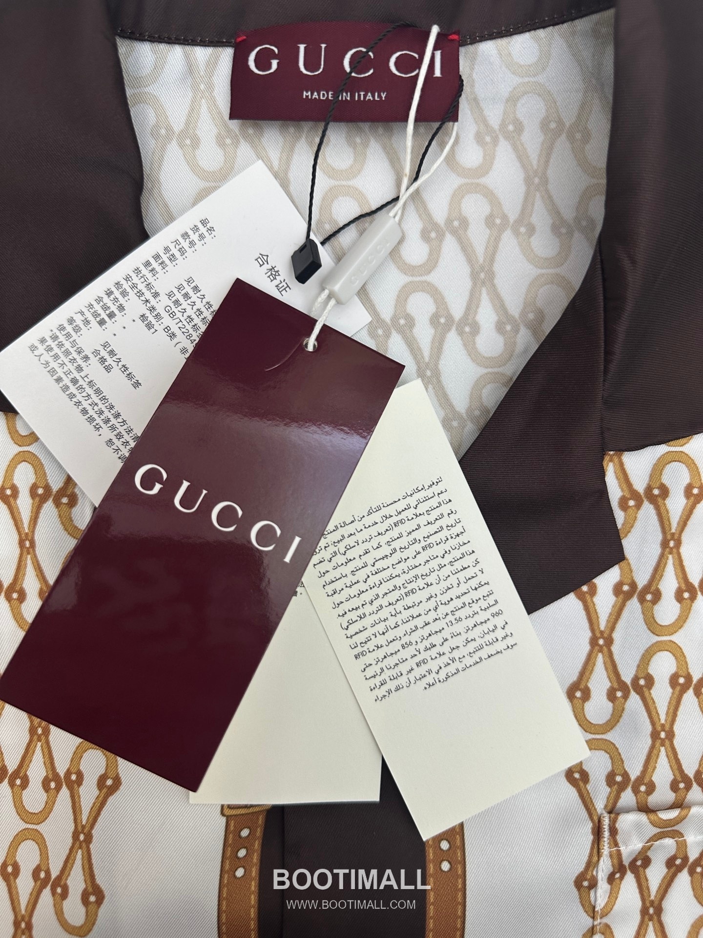 Gucci Horsebit Print Cuban Shirt Polyamide Brown 구찌 홀스빗 프린트 쿠반 셔츠 폴리아미드 브라운 9