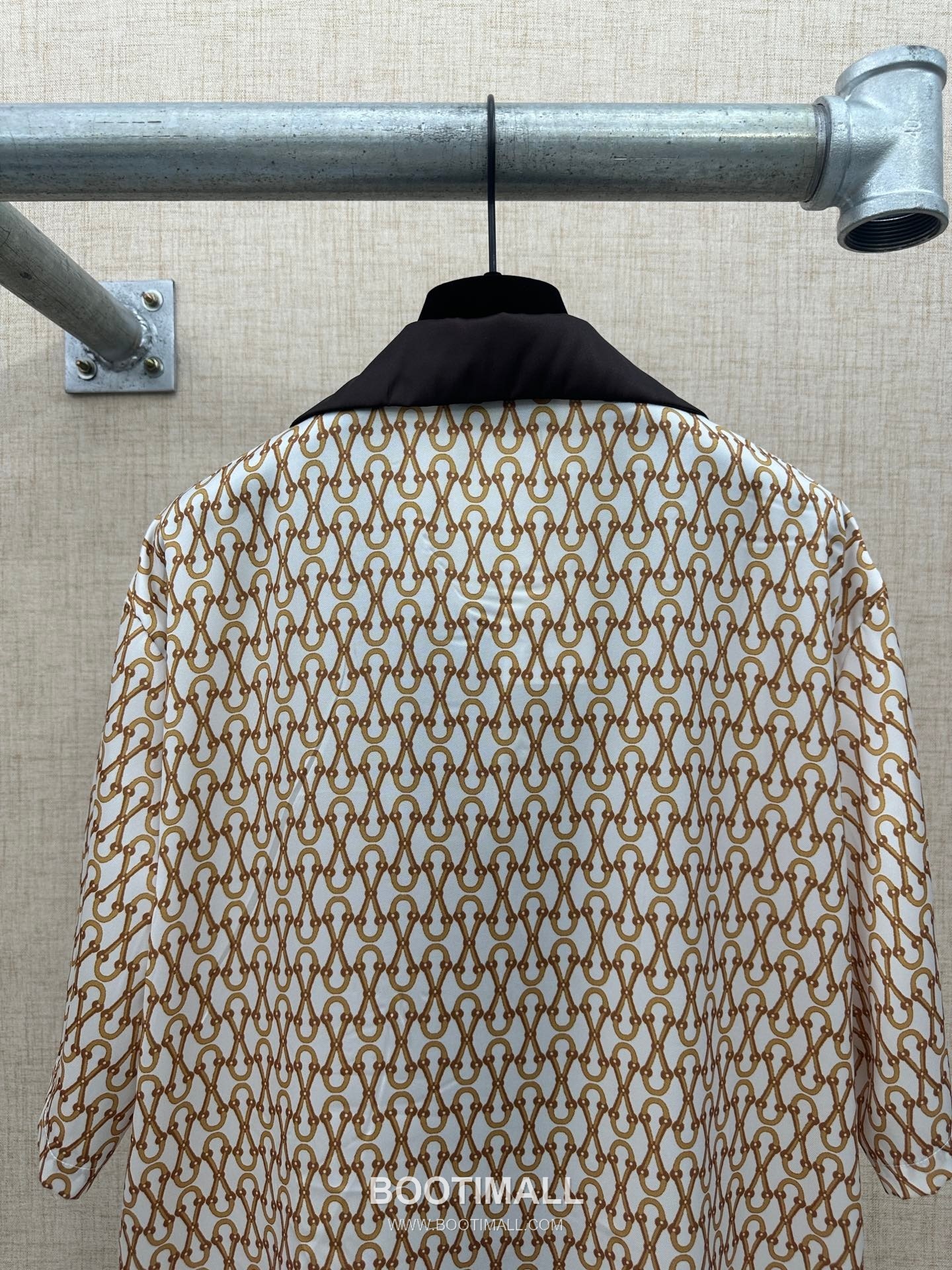 Gucci Horsebit Print Cuban Shirt Polyamide Brown 구찌 홀스빗 프린트 쿠반 셔츠 폴리아미드 브라운 13