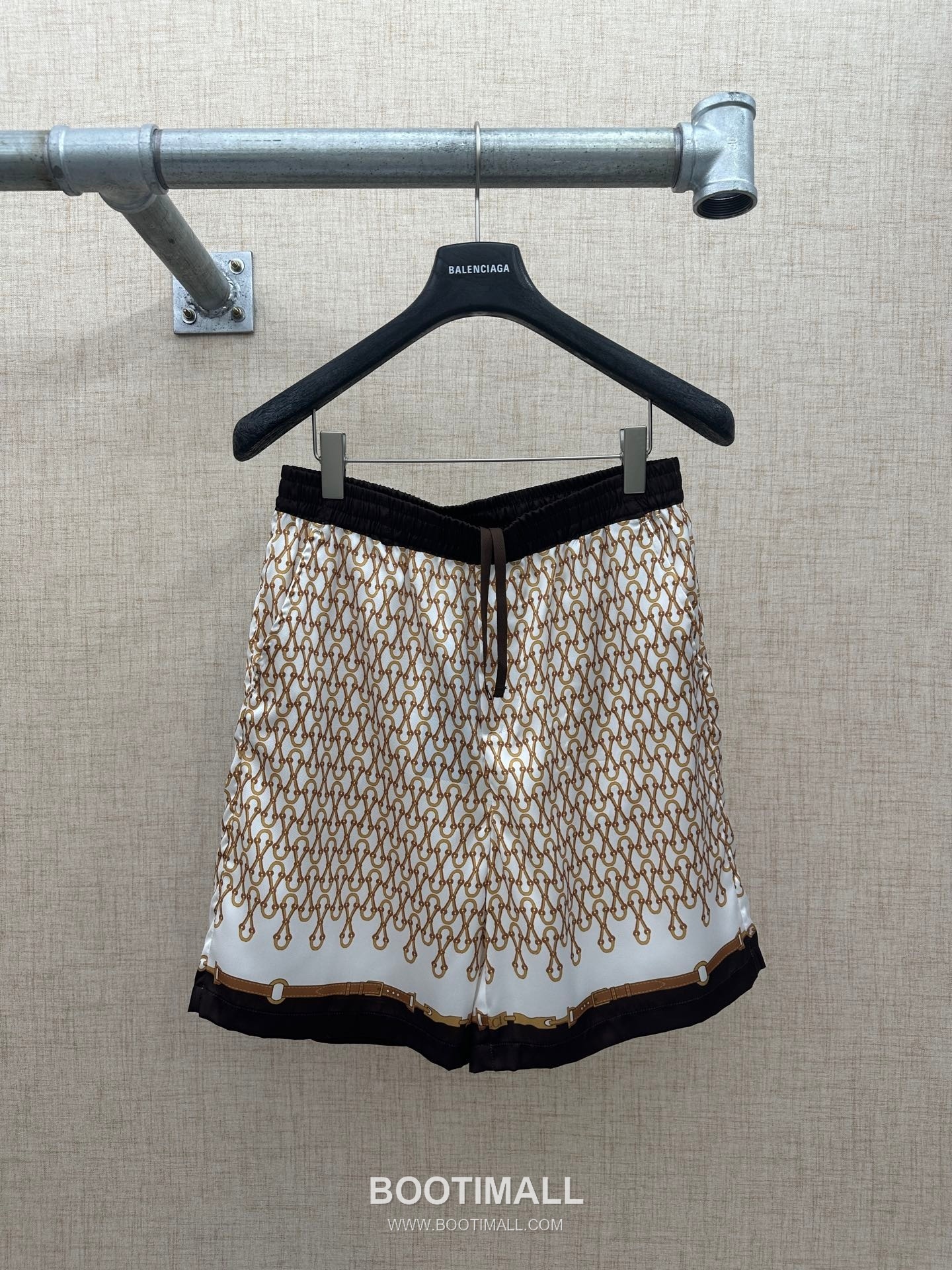 Gucci Equestrian Bit Print Shorts Polyamide Brown 구찌 마구 비트 프린트 쇼츠 폴리아미드 브라운 6