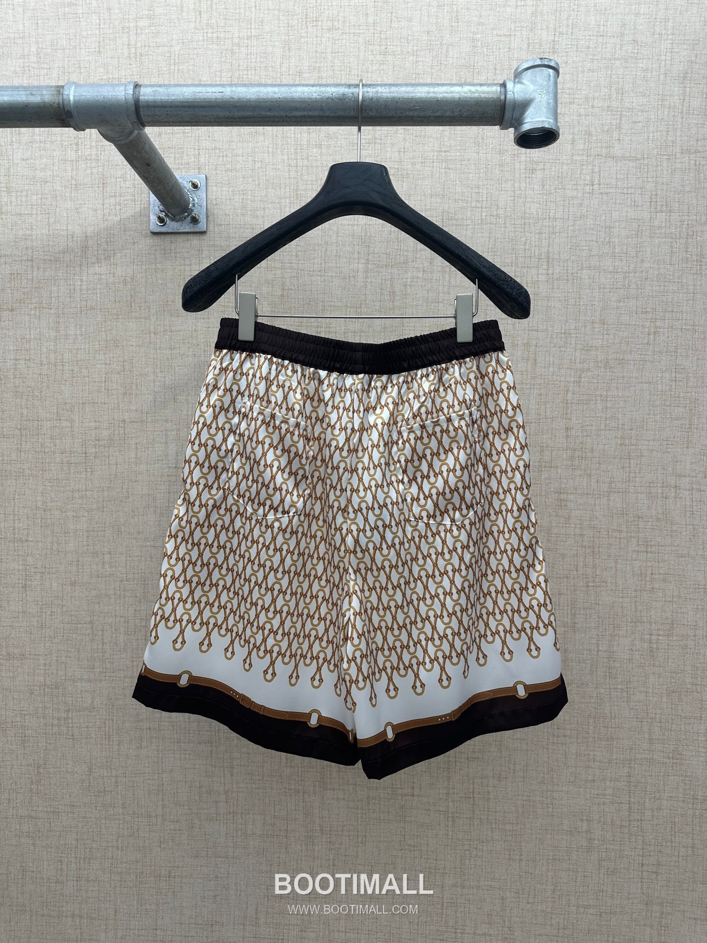 Gucci Equestrian Bit Print Shorts Polyamide Brown 구찌 마구 비트 프린트 쇼츠 폴리아미드 브라운 7