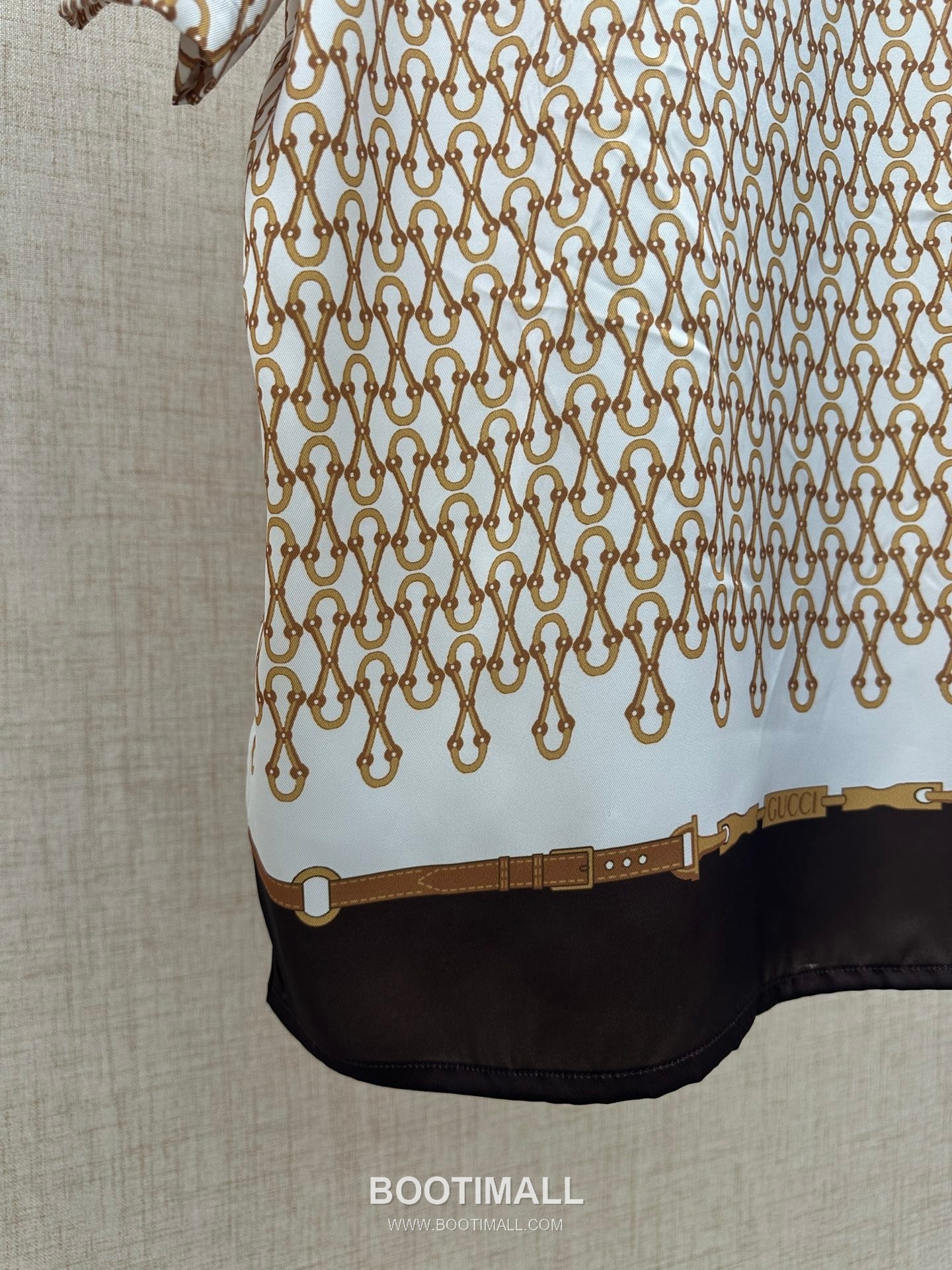 Gucci Equestrian Bit Print Shorts Polyamide Brown 구찌 마구 비트 프린트 쇼츠 폴리아미드 브라운 17