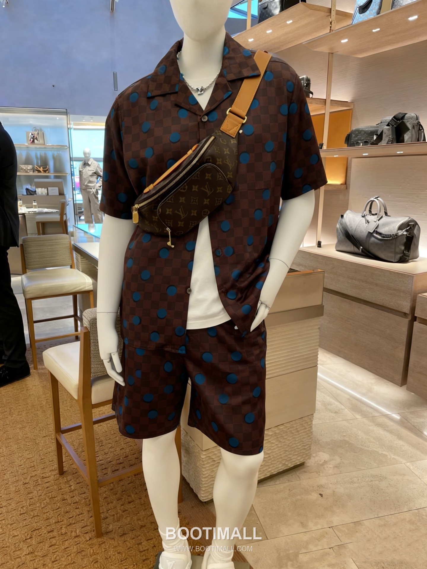 Louis Vuitton Damier Pop Shirt Brown Short Sleeve Shirt 루이비통 다미에 팝 셔츠 브라운 반팔 셔츠 1