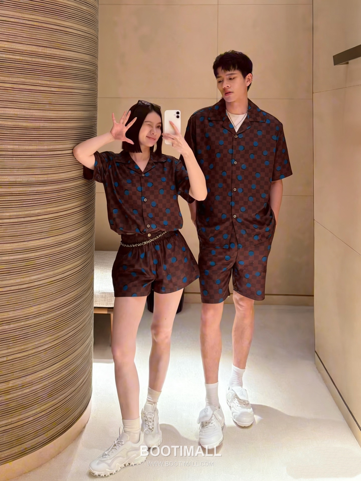 Louis Vuitton Damier Pop Shirt Brown Short Sleeve Shirt 루이비통 다미에 팝 셔츠 브라운 반팔 셔츠 3