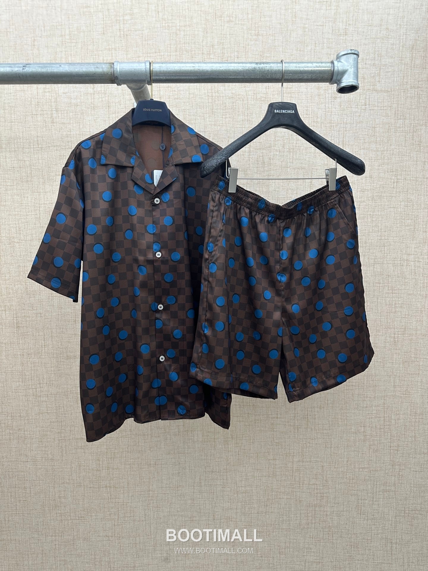 Louis Vuitton Damier Pop Shirt Brown Short Sleeve Shirt 루이비통 다미에 팝 셔츠 브라운 반팔 셔츠 6