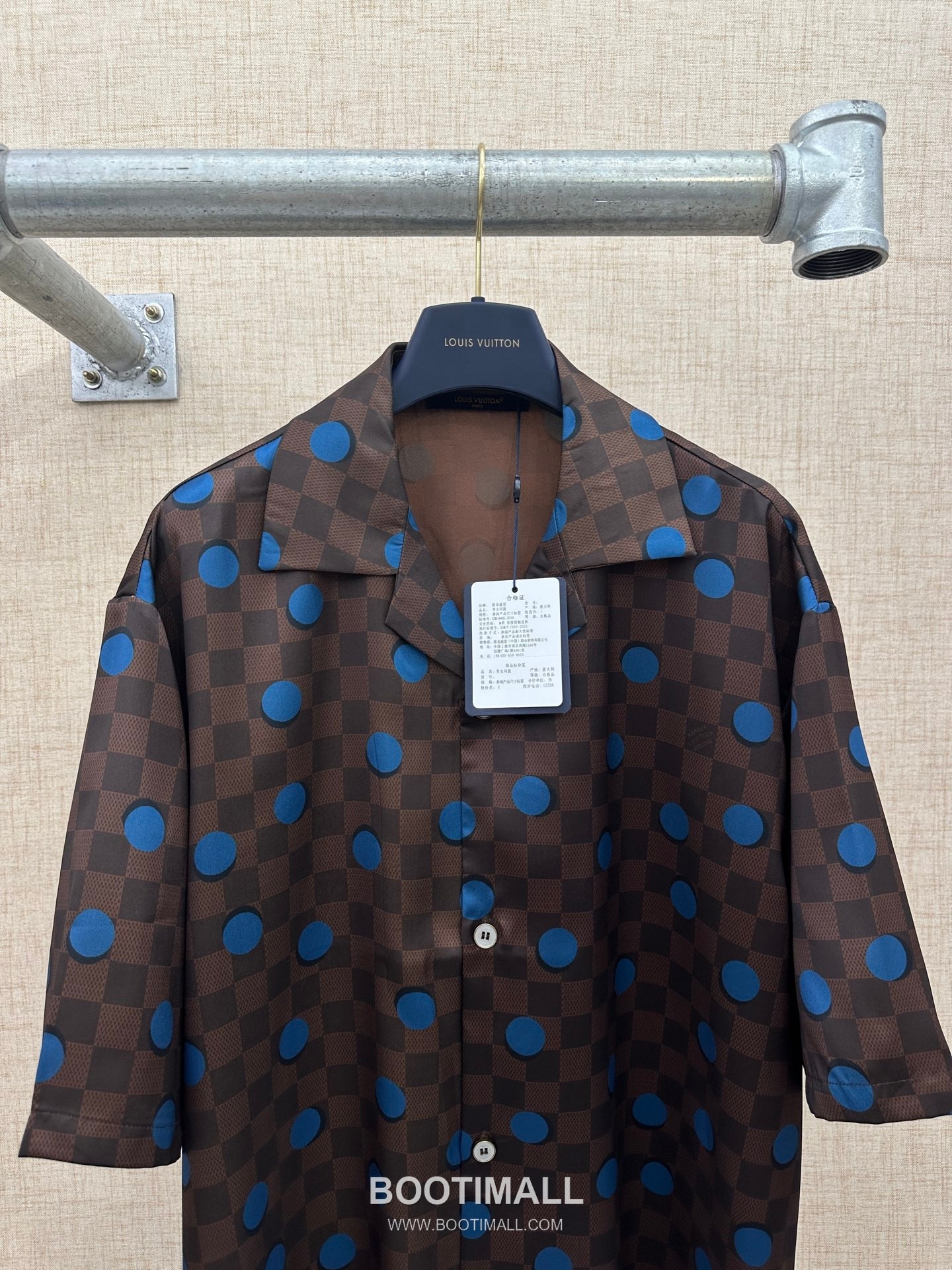Louis Vuitton Damier Pop Shirt Brown Short Sleeve Shirt 루이비통 다미에 팝 셔츠 브라운 반팔 셔츠 7