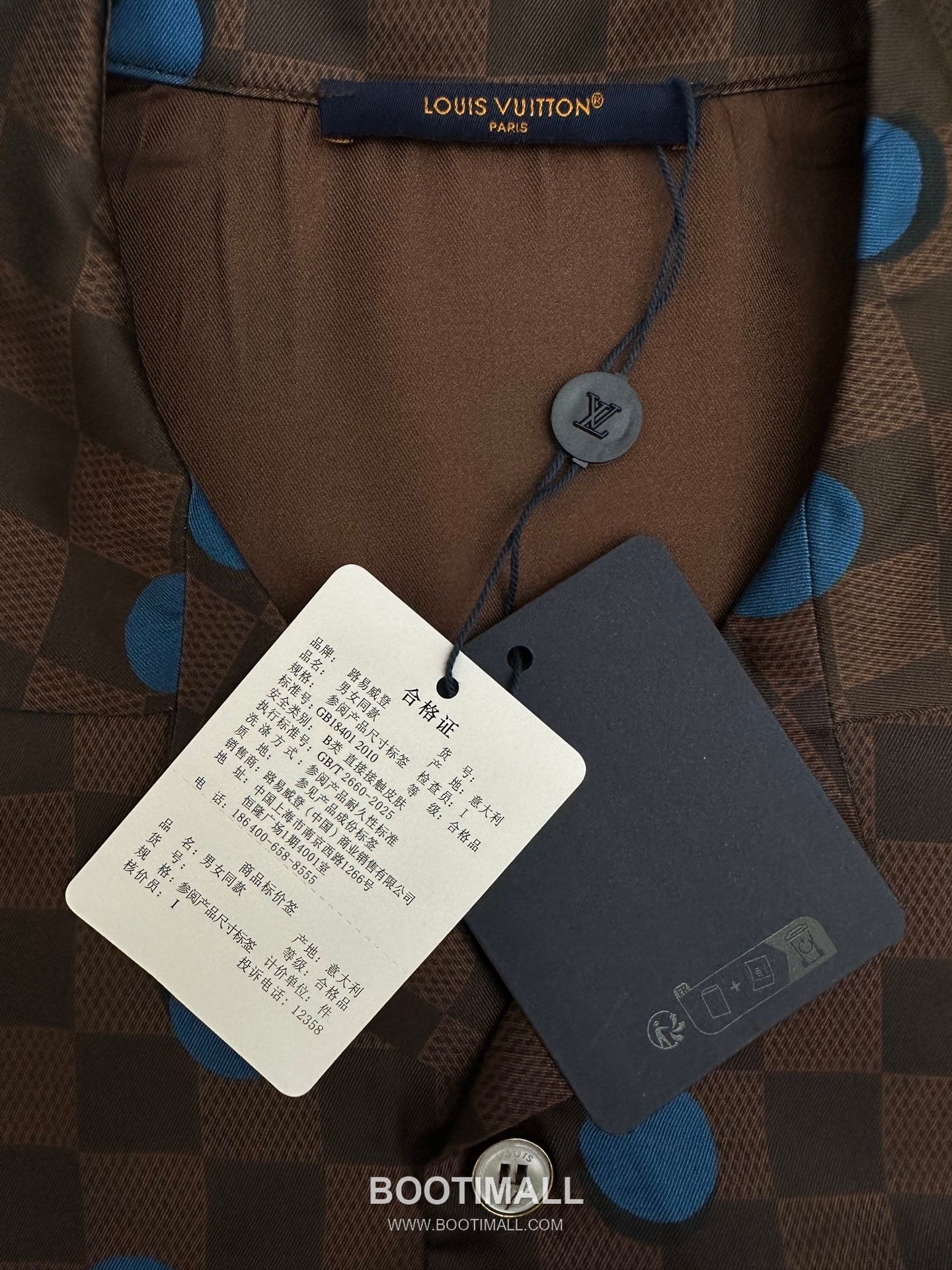 Louis Vuitton Damier Pop Shirt Brown Short Sleeve Shirt 루이비통 다미에 팝 셔츠 브라운 반팔 셔츠 8